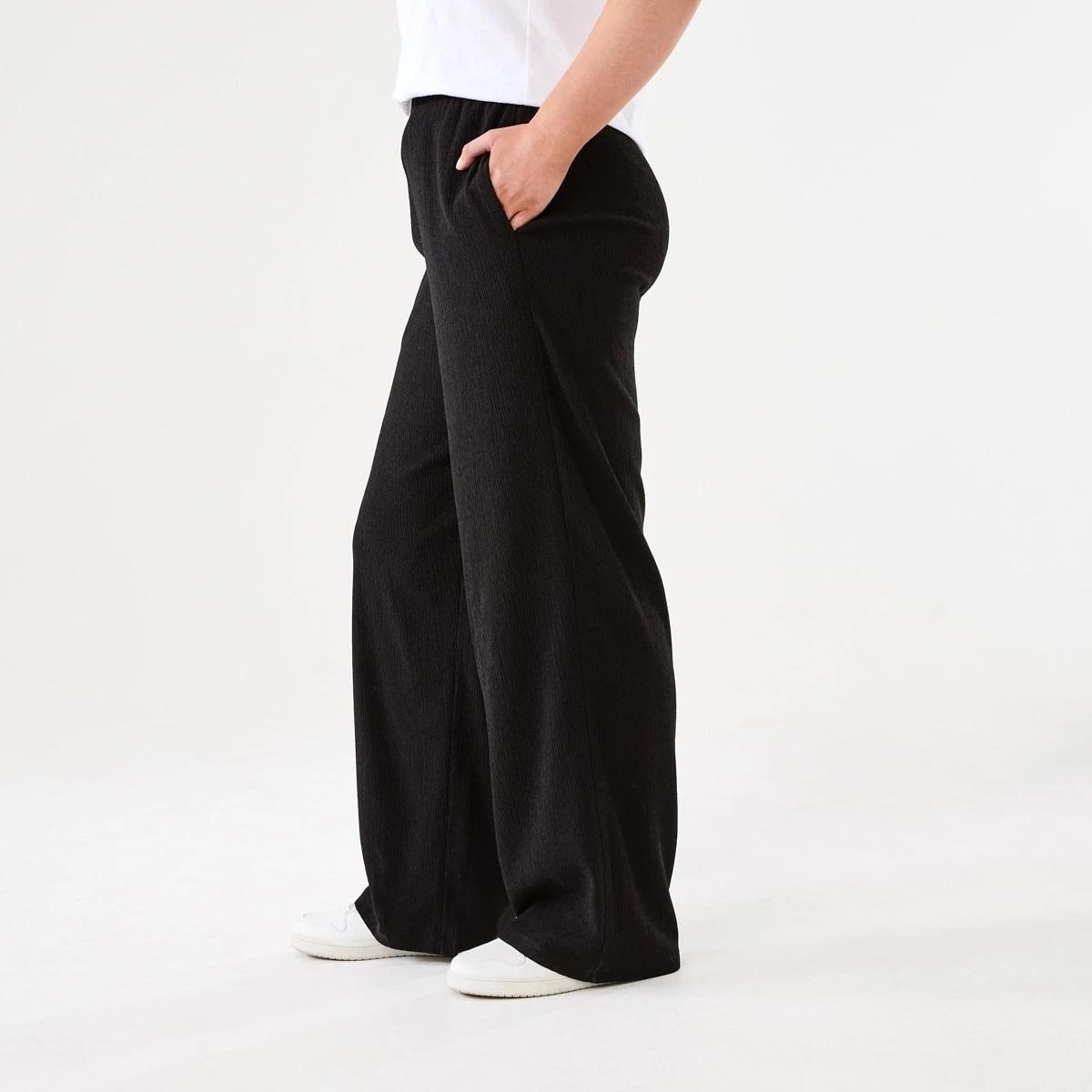 2 Textured Pants BLACK, 2 of 5