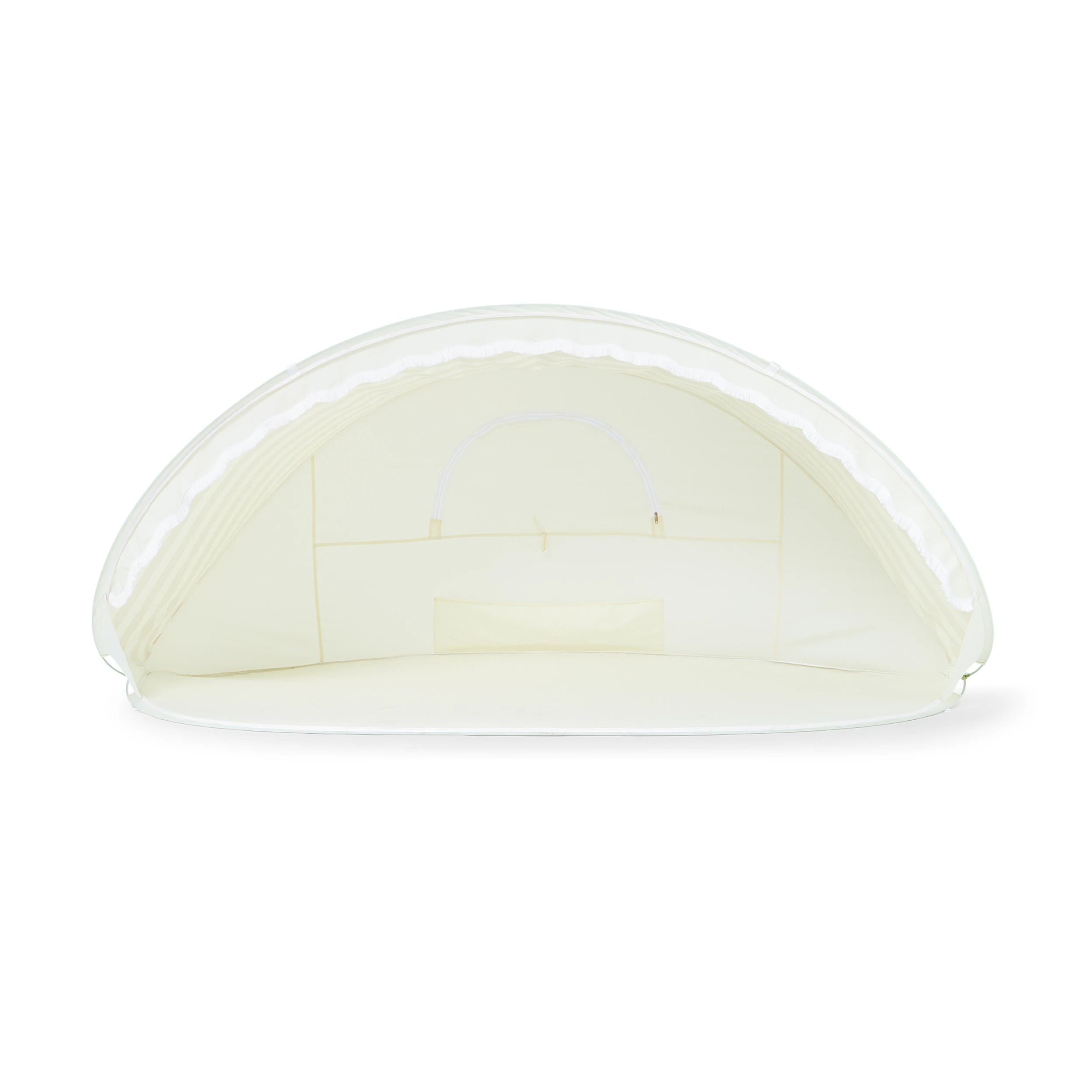 3 Pop-Up Beach Shelter - Natural Stripe, 3 of 8