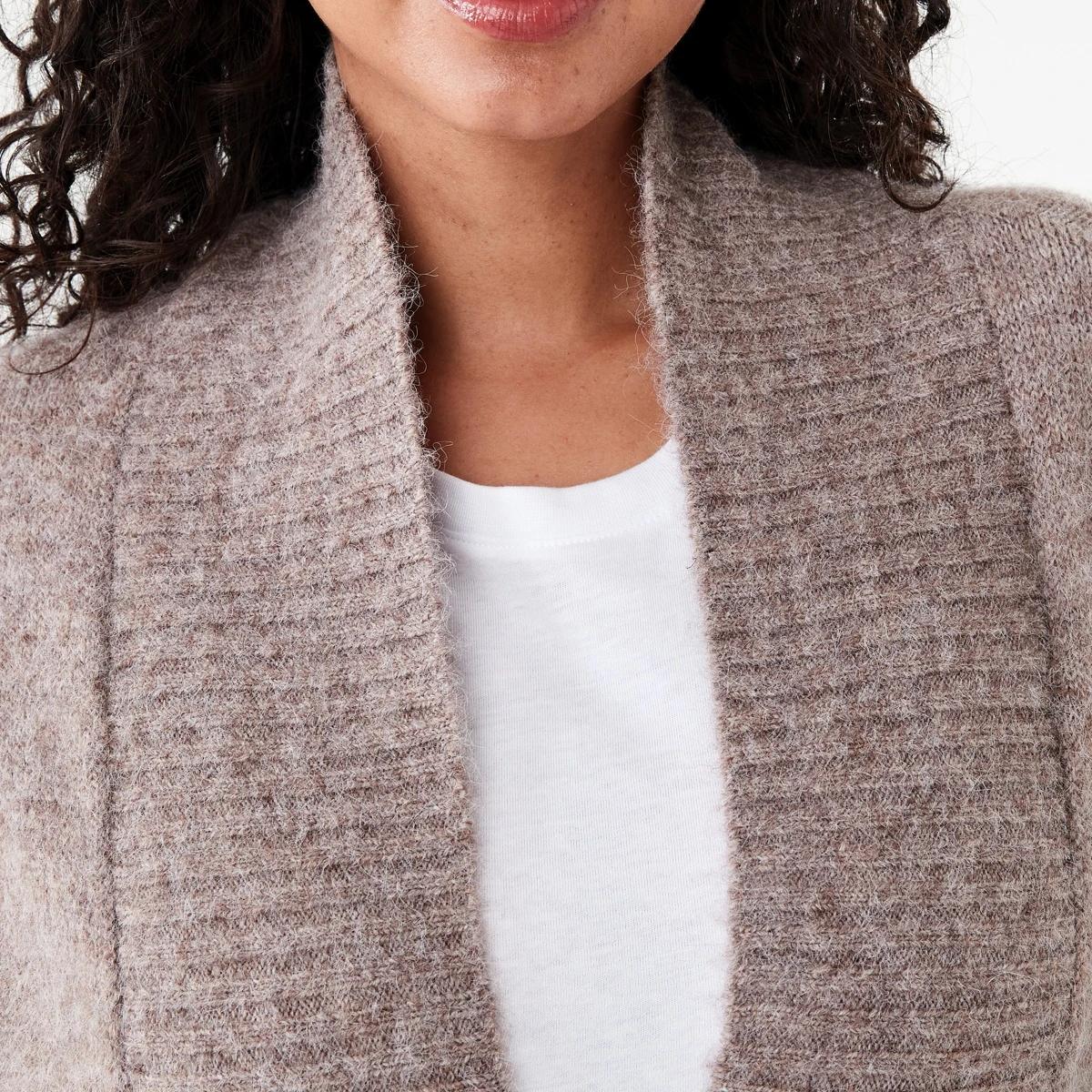 5 Longline Fluffy Cardigan Satelite M, 5 of 7