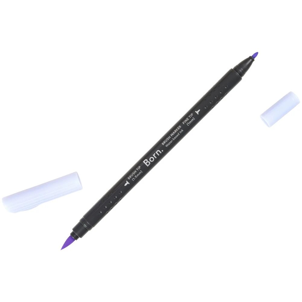 3 Born Professional Brush Dual-Tip Marker Violet Tint 623, 3 of 4