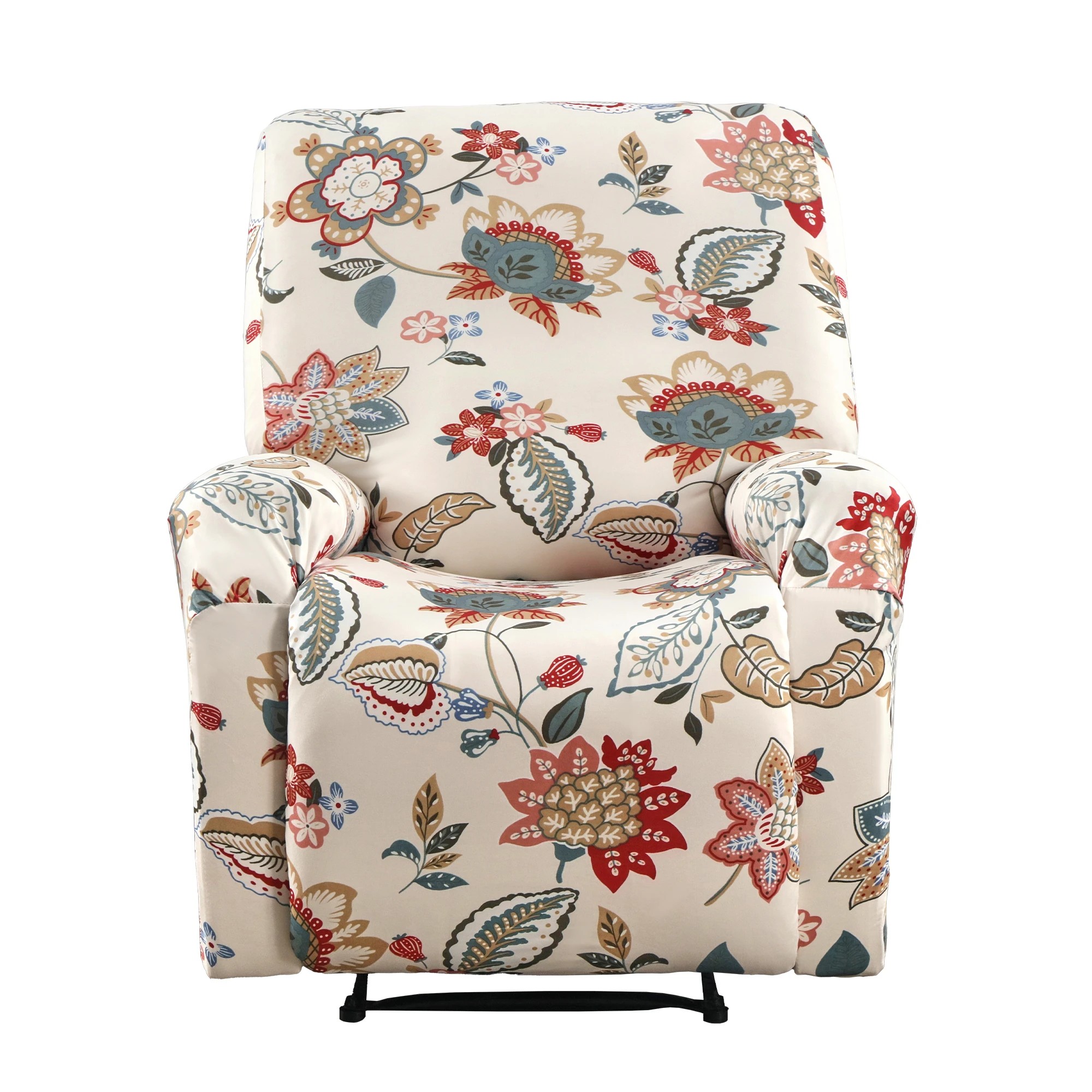 3 Artiss Stretch Kids Recliner Cover 4-Pieces Slipcovers Printed Polyester - Pink, 3 of 4