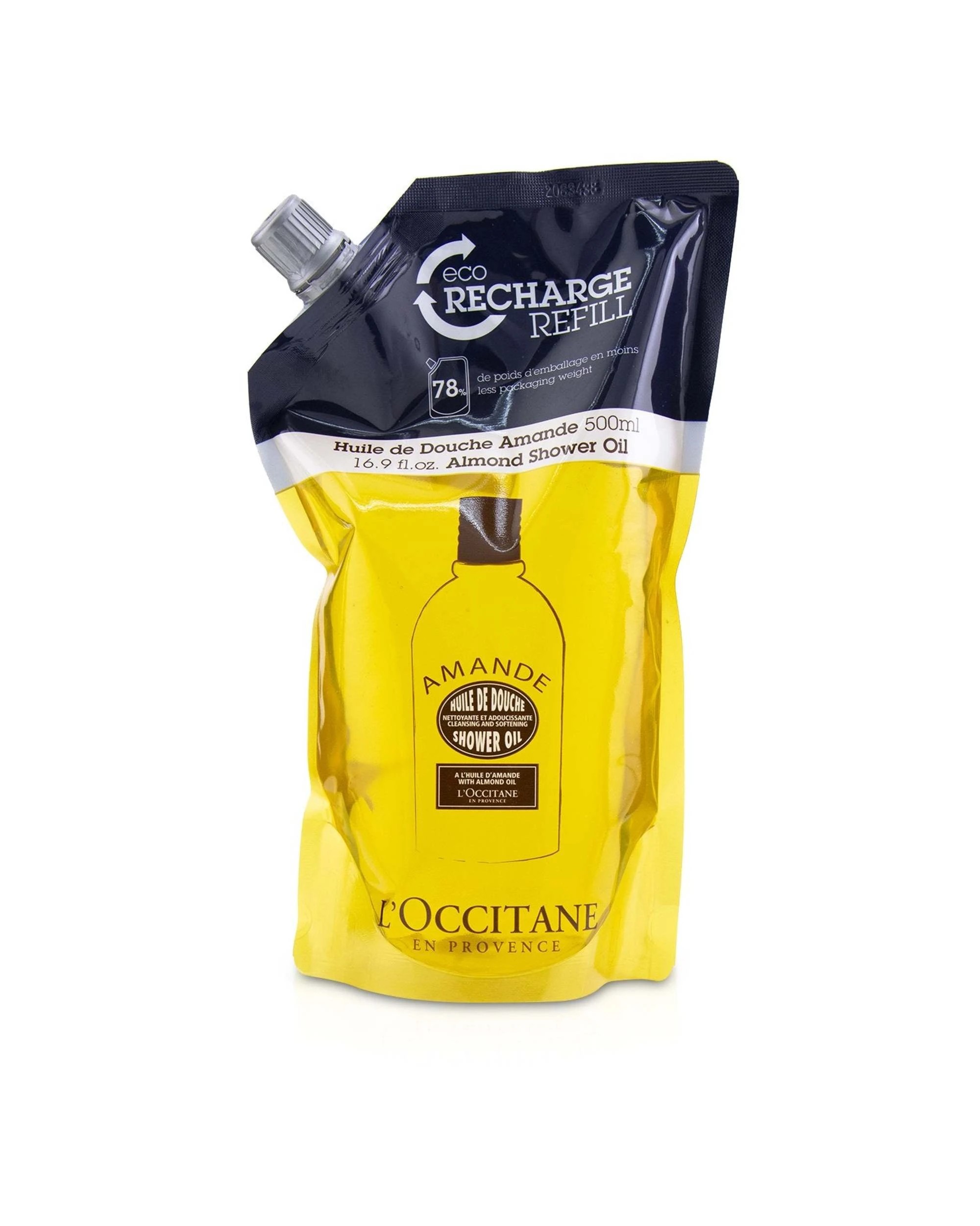 1 L'Occitane Almond Cleansing & Softening Shower Oil (Eco-Refill)  500ml/16.9oz, 1 of 1