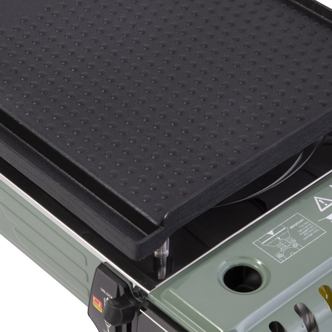 9 Halo Peak Butane Twin Burner Stove with Hotplate, 9 of 9