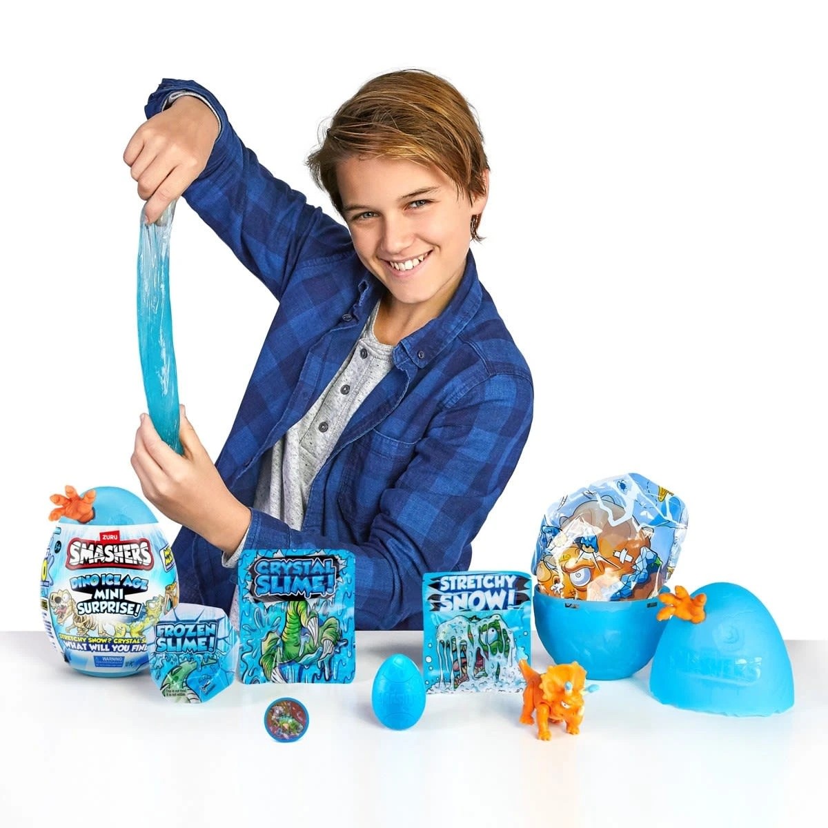 7 10 Piece Zuru Smashers Dino Ice Age Mini Surprise Egg - Assorted, 7 of 7