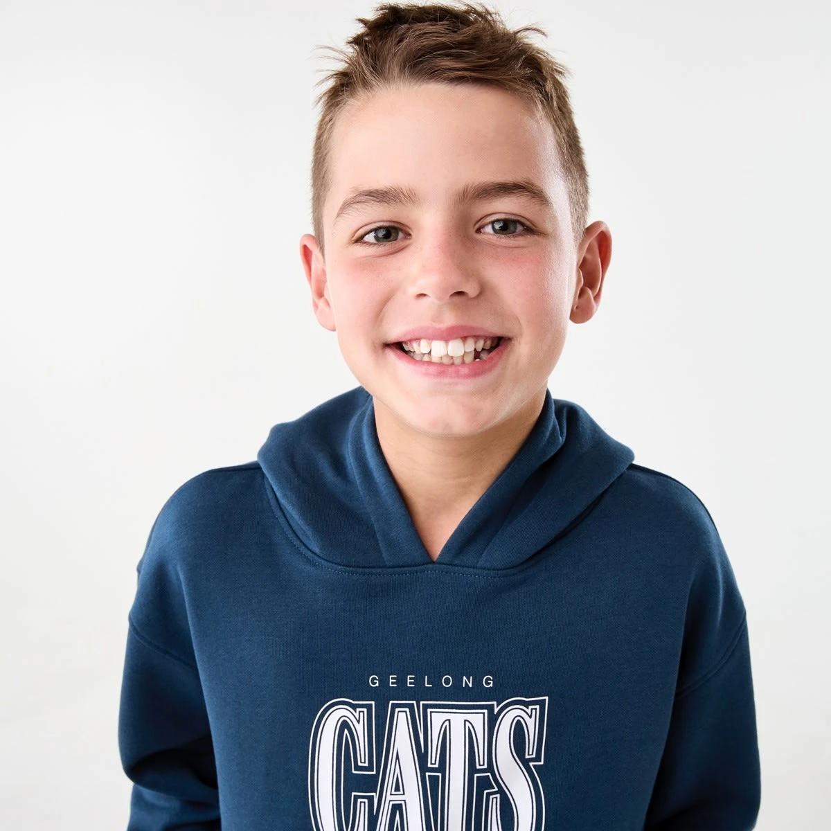 3 Official AFL Kids Hoodie Geelong, 3 of 9