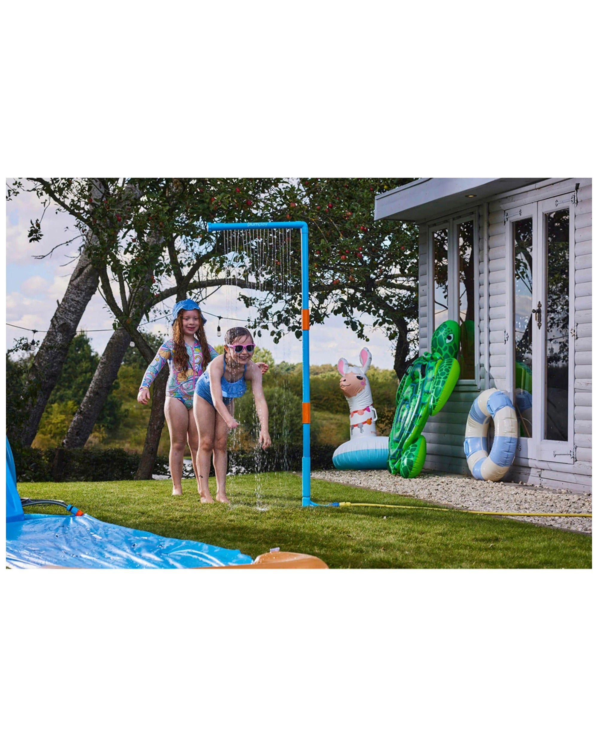 2 Plum Play Au Water Park Rain Wall Kids Outdoor Water Play Ages 3 Years, 2 of 7
