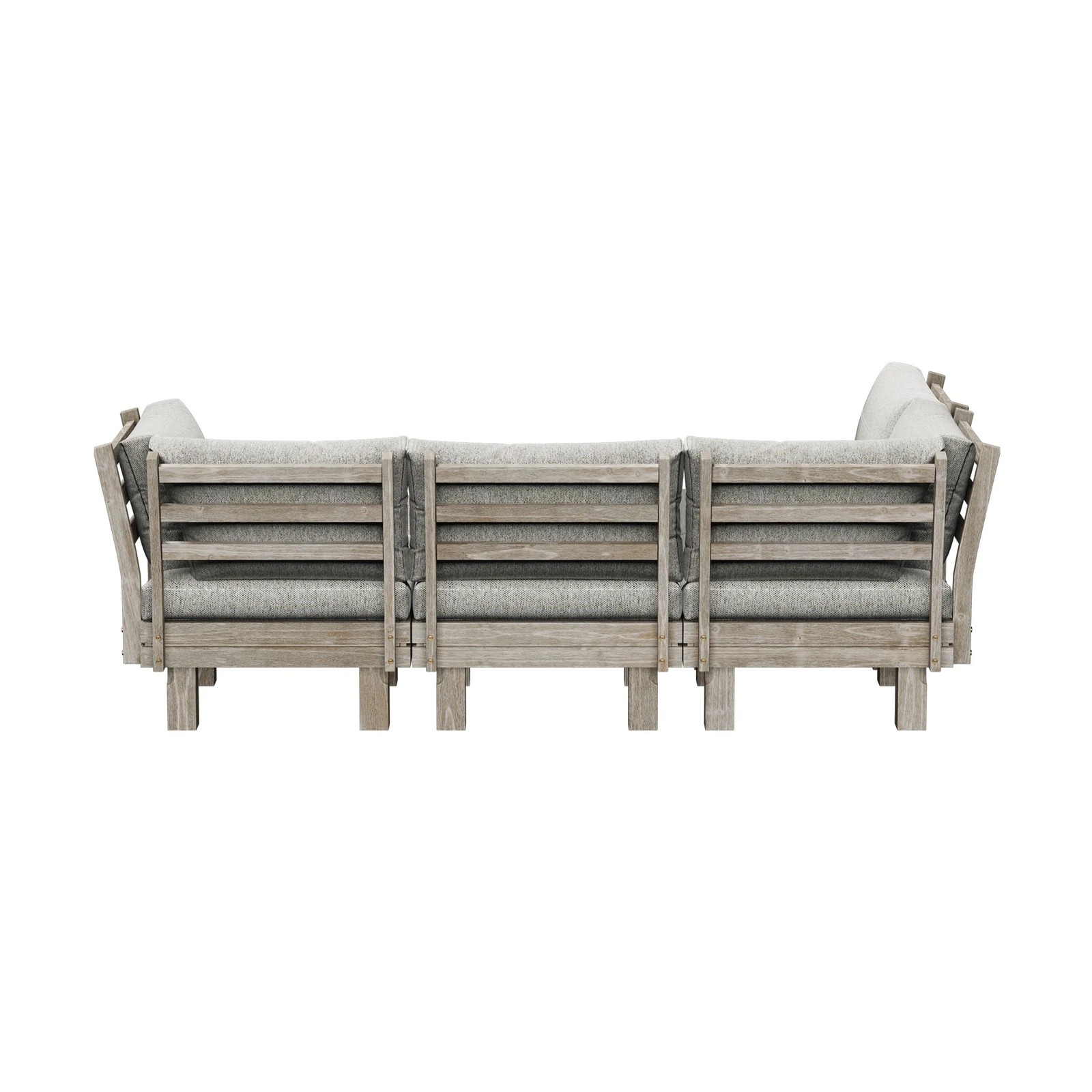 9 Livsip 4 Seater Outdoor Furniture Sofa Set Lounge Setting - Beige, 9 of 9