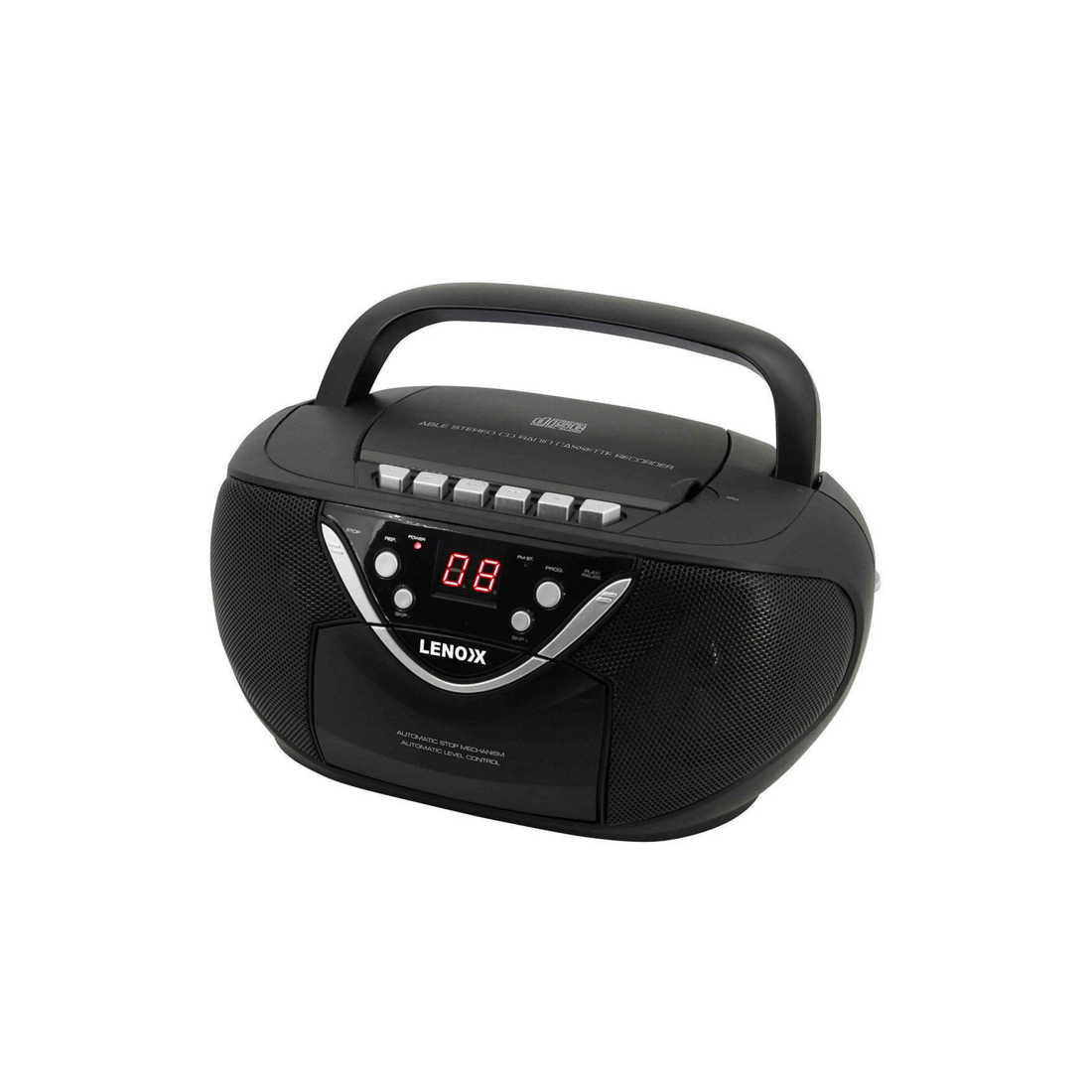 3 Lenoxx Portable CD/Cassette Player with AM/FM Radio Speaker, 3 of 4