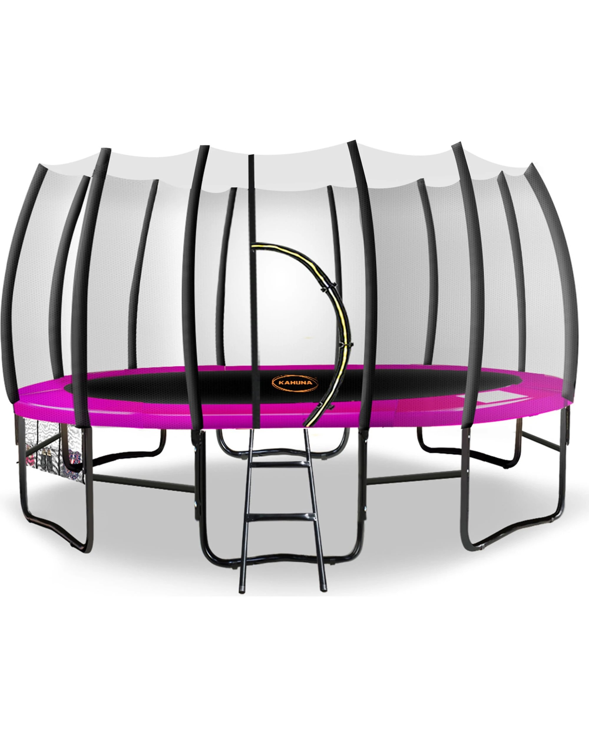 1 Kahuna Twister 14ft Springless Trampoline - Pink, 1 of 10