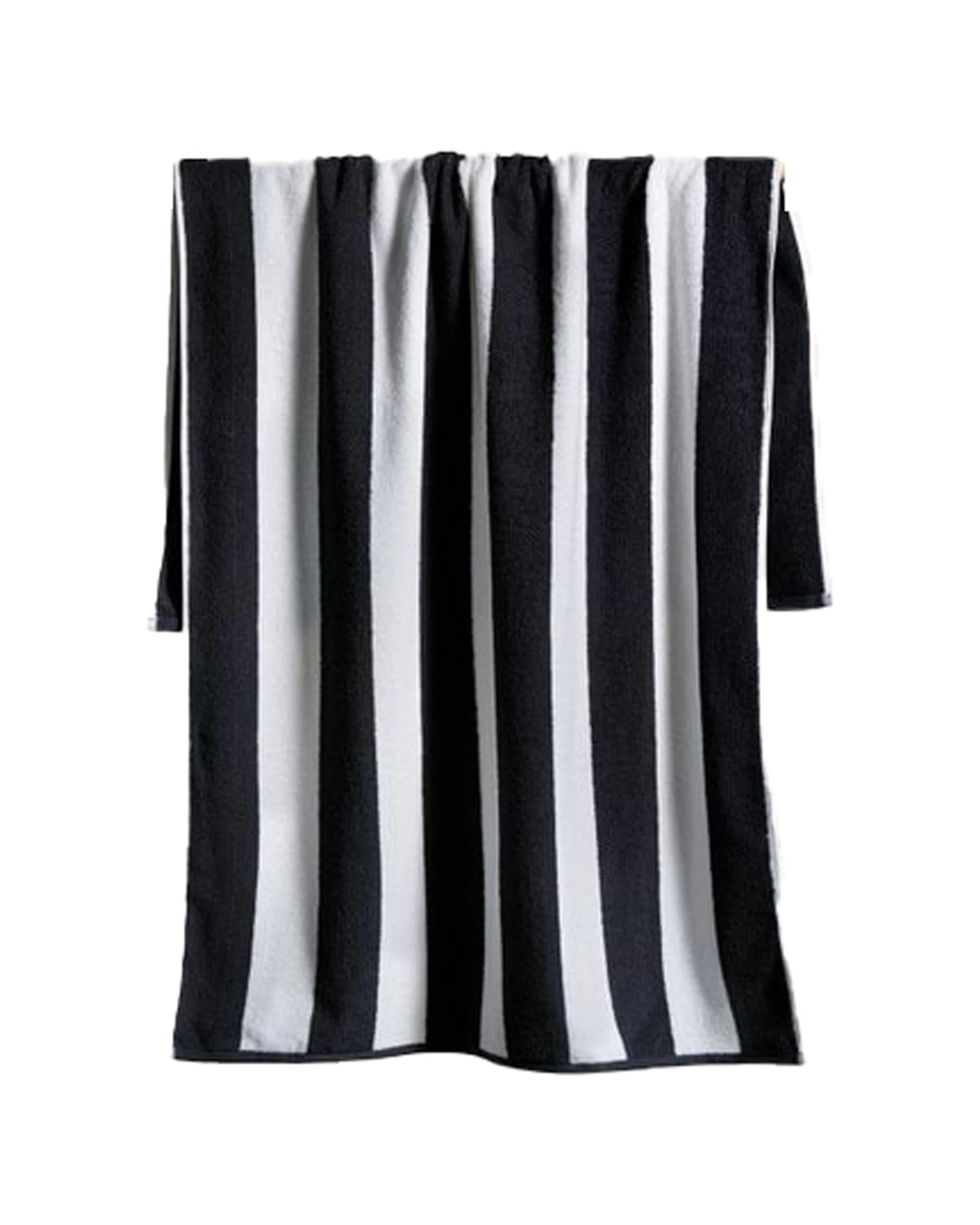 1 CANNINGVALE Striped Cabana Cotton Terry Beach Towel Soft Absorbent - Multi, 1 of 3