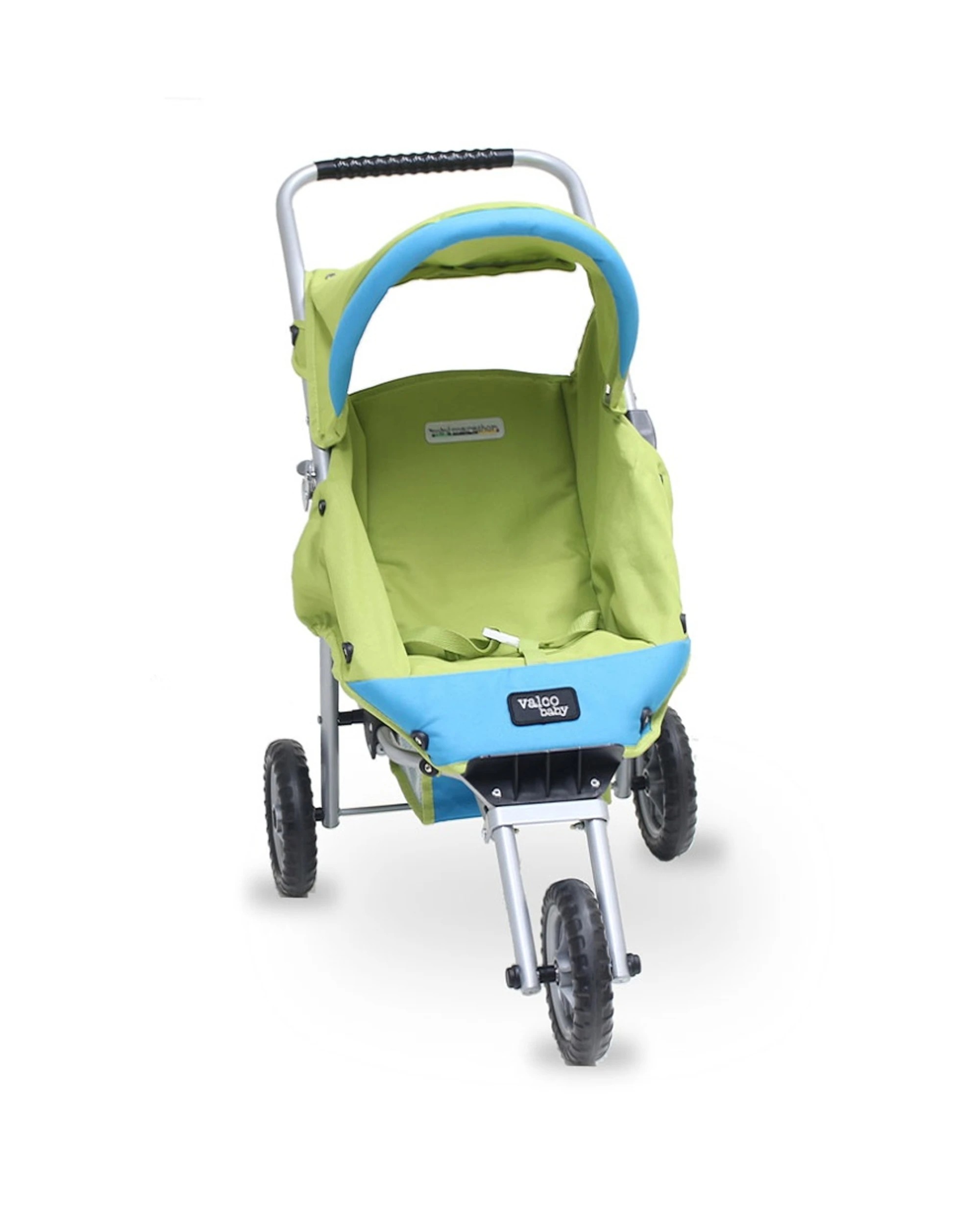 6 JustLikeMum Mini Marathon Doll Stroller Foldable Safety Harness Removable 3 - Green, 6 of 9