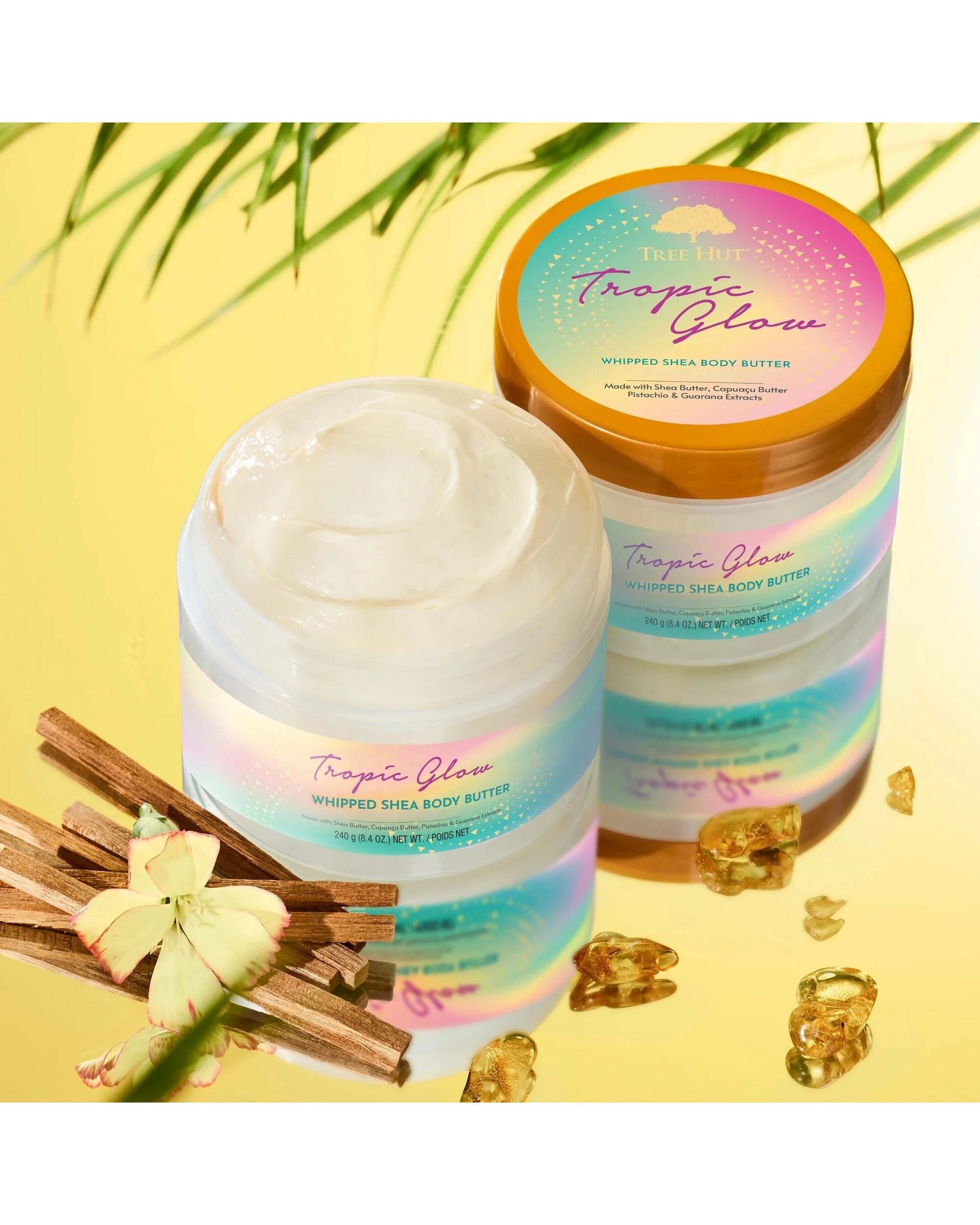 2 Tree Hut Tropic Glow Whipped Body Butter 240g, 2 of 2