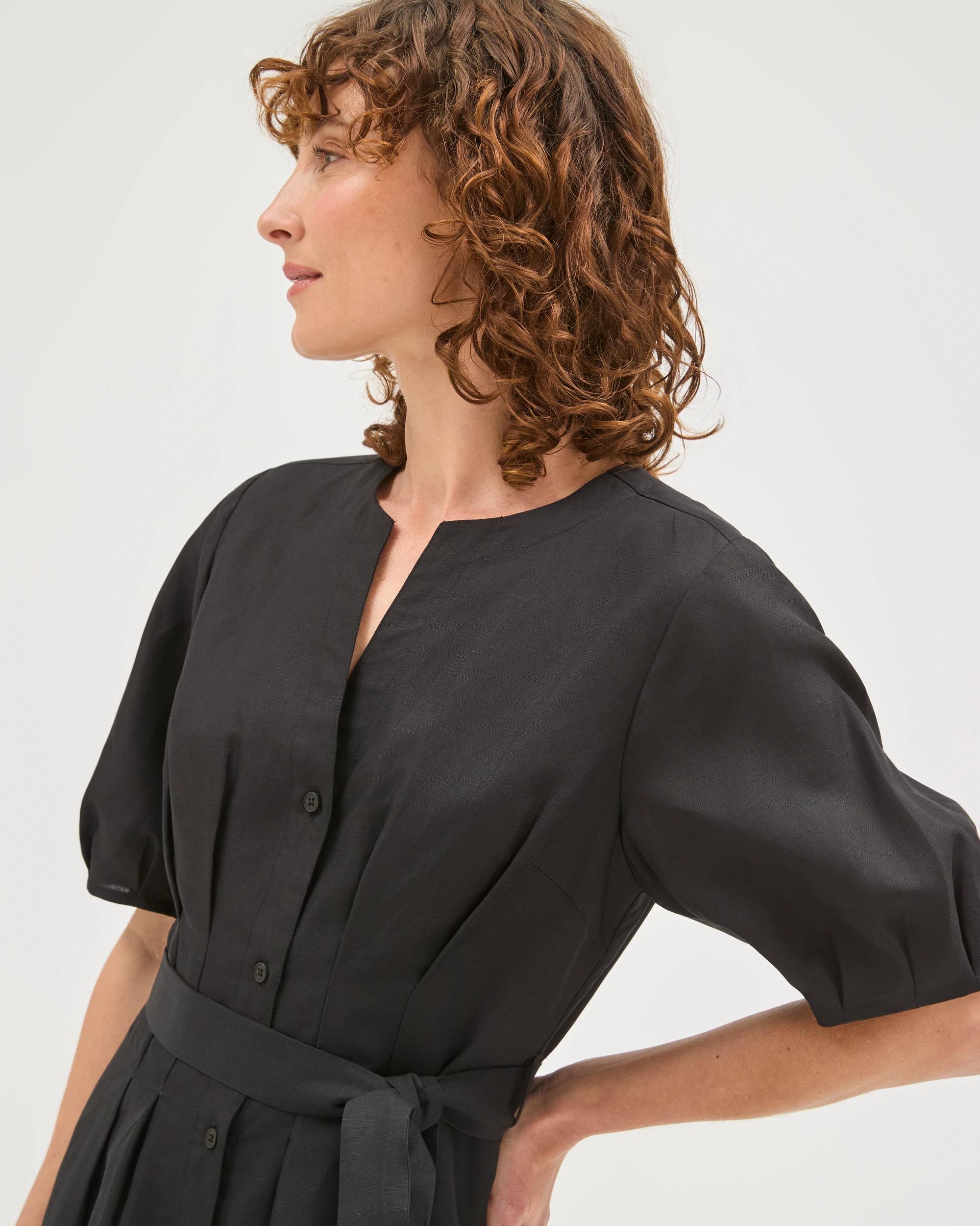 6 Preview Kylie Seam Mini Dress BLACK, 6 of 7