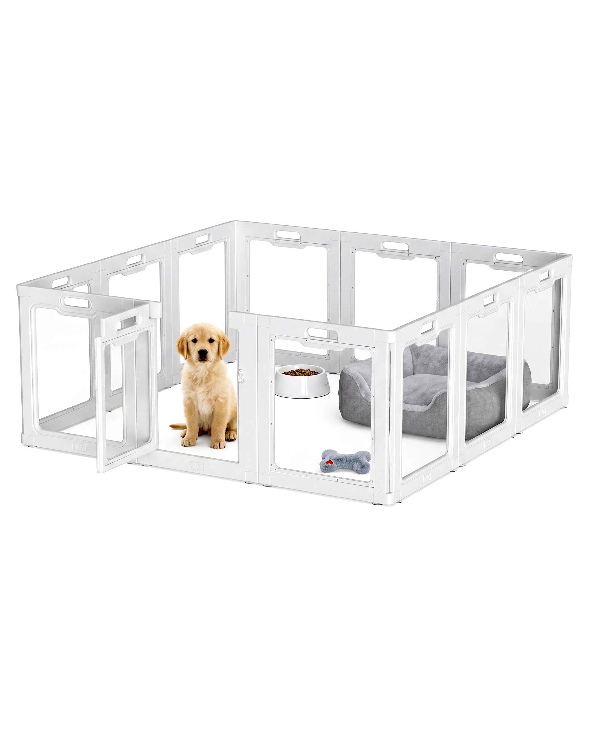 1 Advwin Pet Playpen DIY Small Animal Enclosure Rabbit Hutch, 1 of 9
