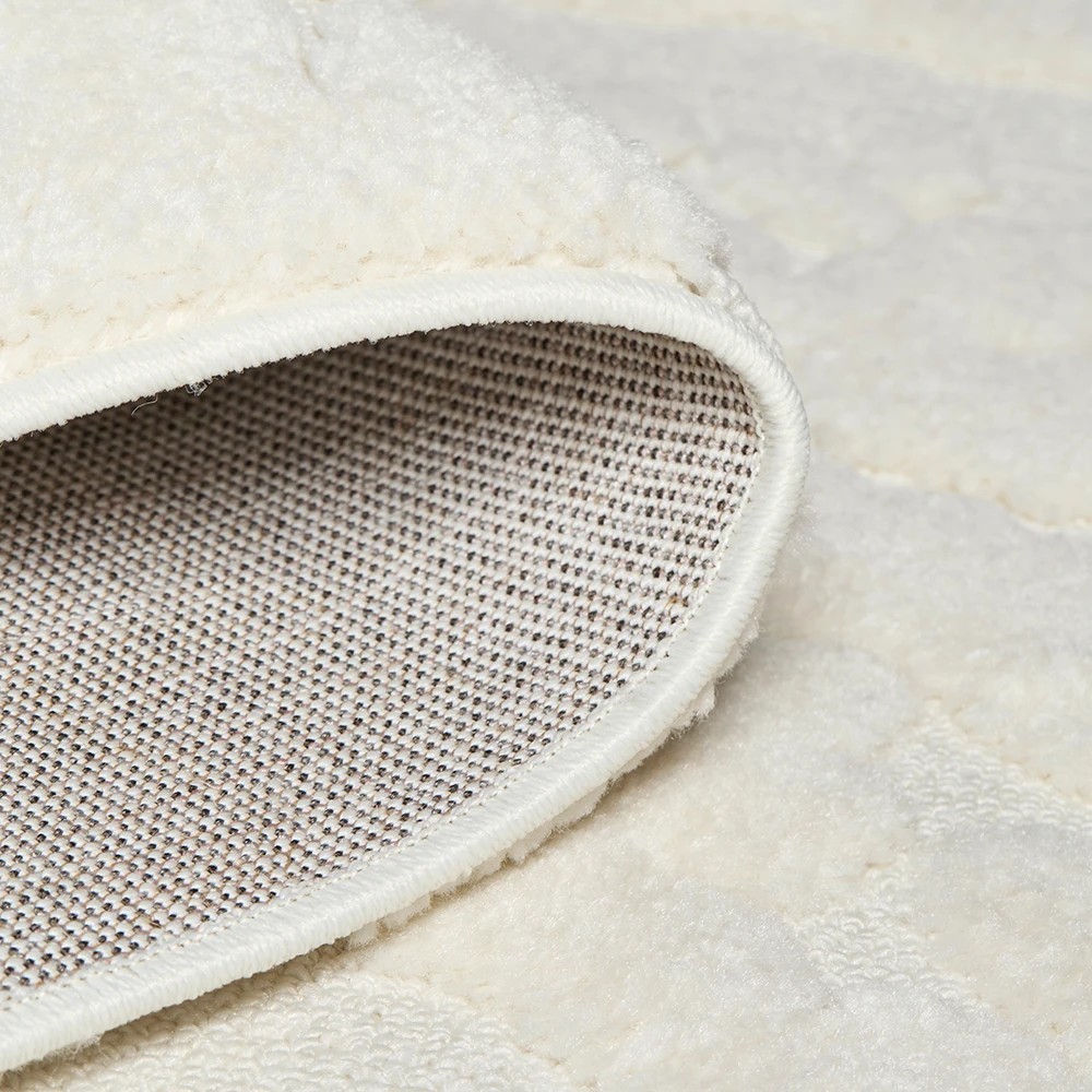 6 Common Ground Rugs Sanctuary Nyla 400x80cm - Large Runner Rug - White, 6 of 7
