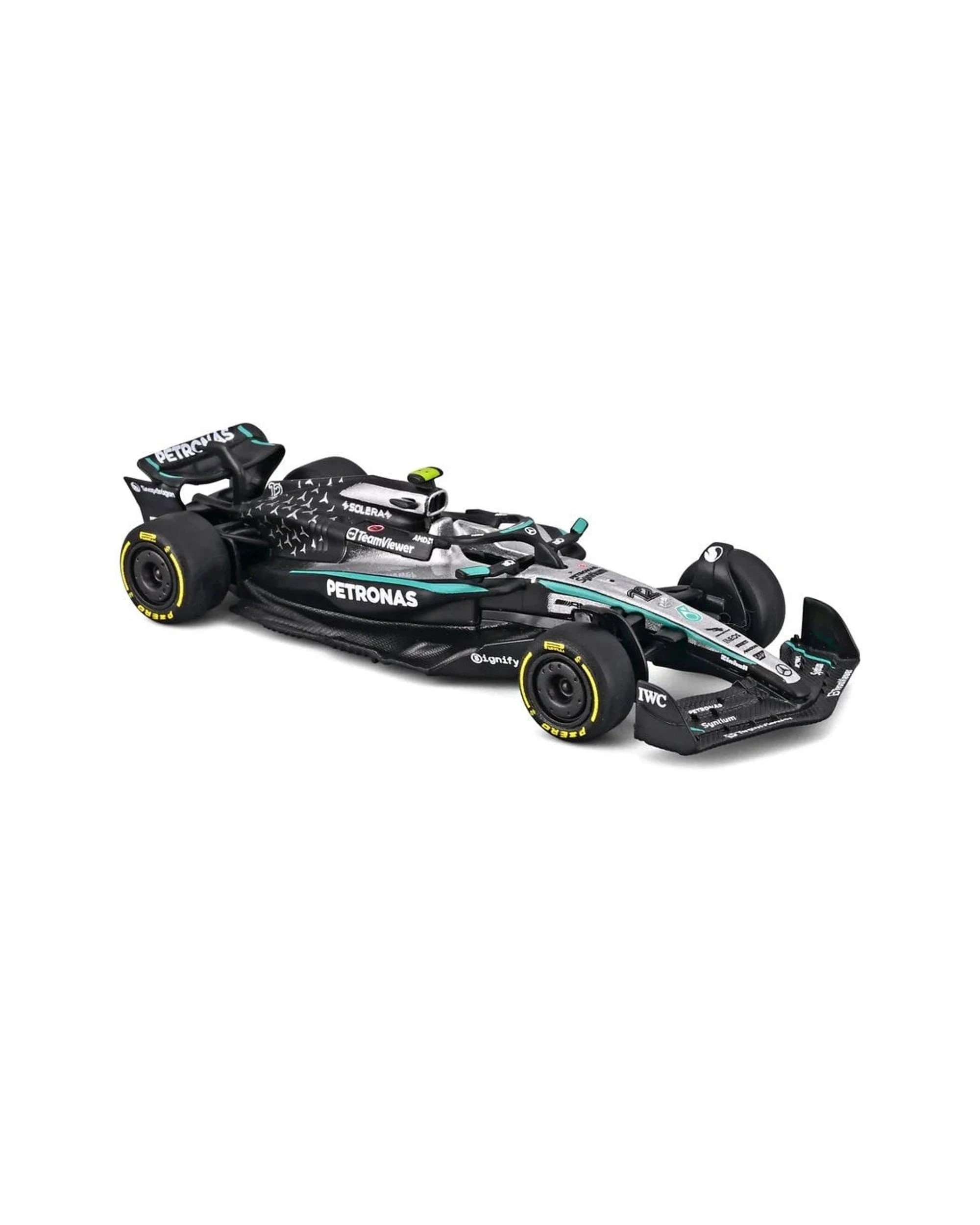 2 Bburago F1 Premium 2025 Mercedes W16 #12 Antonelli 1:64 Diecast Vehicle with Box, 2 of 5