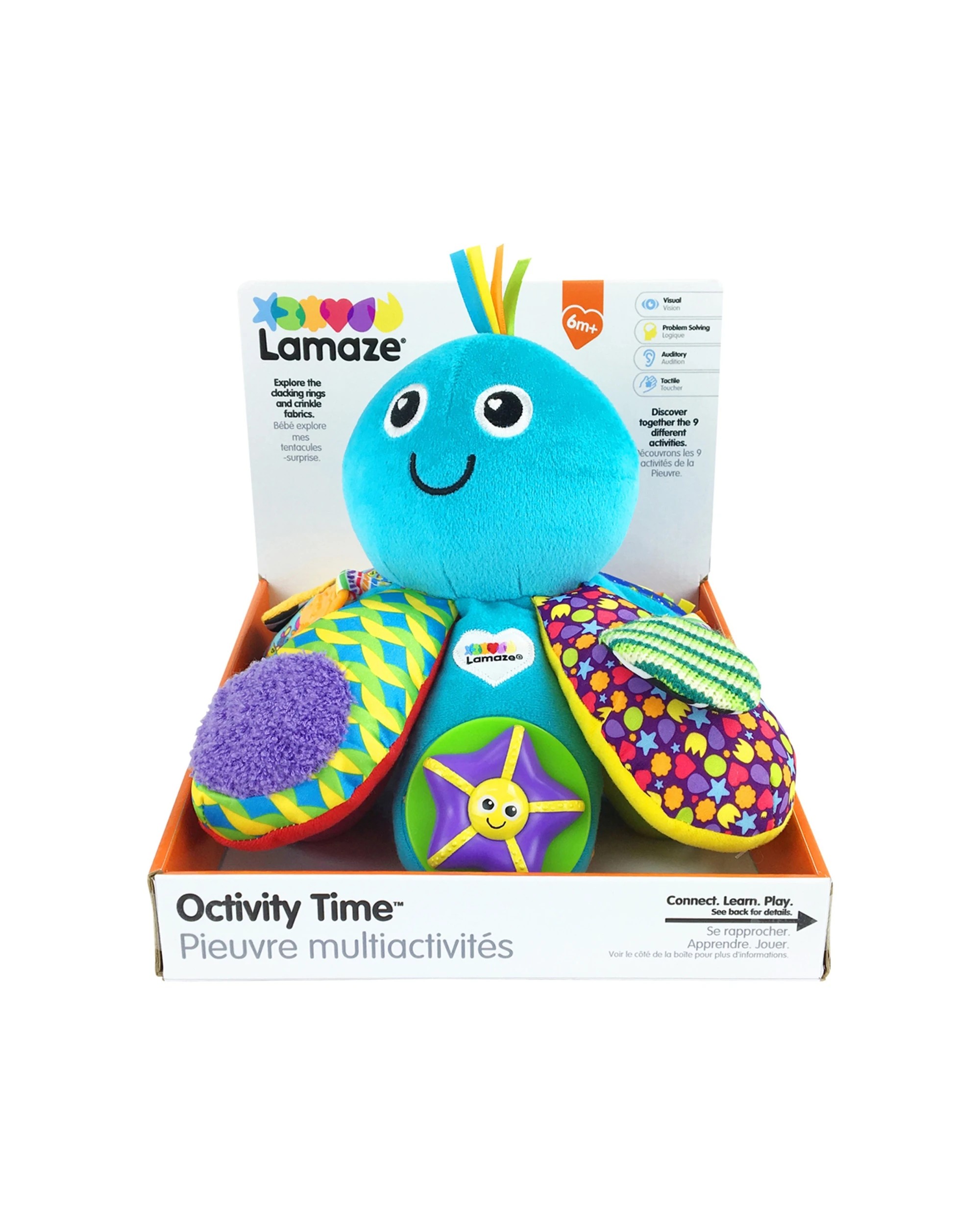 3 Lamaze Octivity Time Activity Plush Developmental Toy 2PK - Multi, 3 of 3