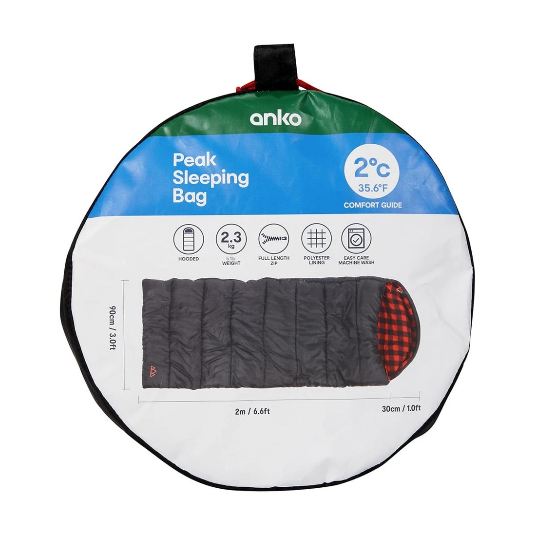 7 Peak Hooded Sleeping Bag, 7 of 8