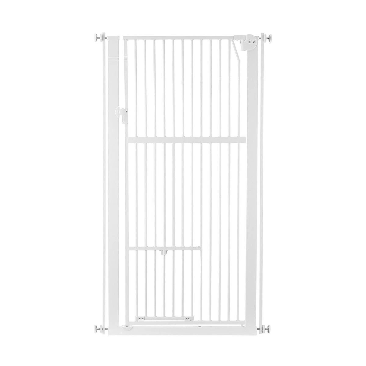 1 Pet Scene Safety Gate Pet Dog Cat Security Extra Tall Retractable, 1 of 6