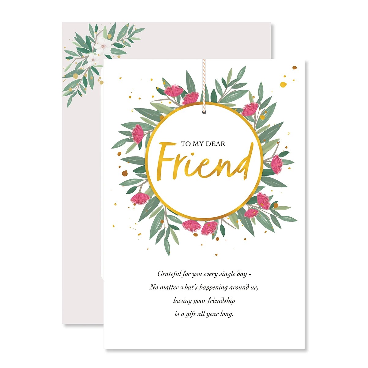 1 Hallmark Birthday Card for Friend - Floral, 1 of 3