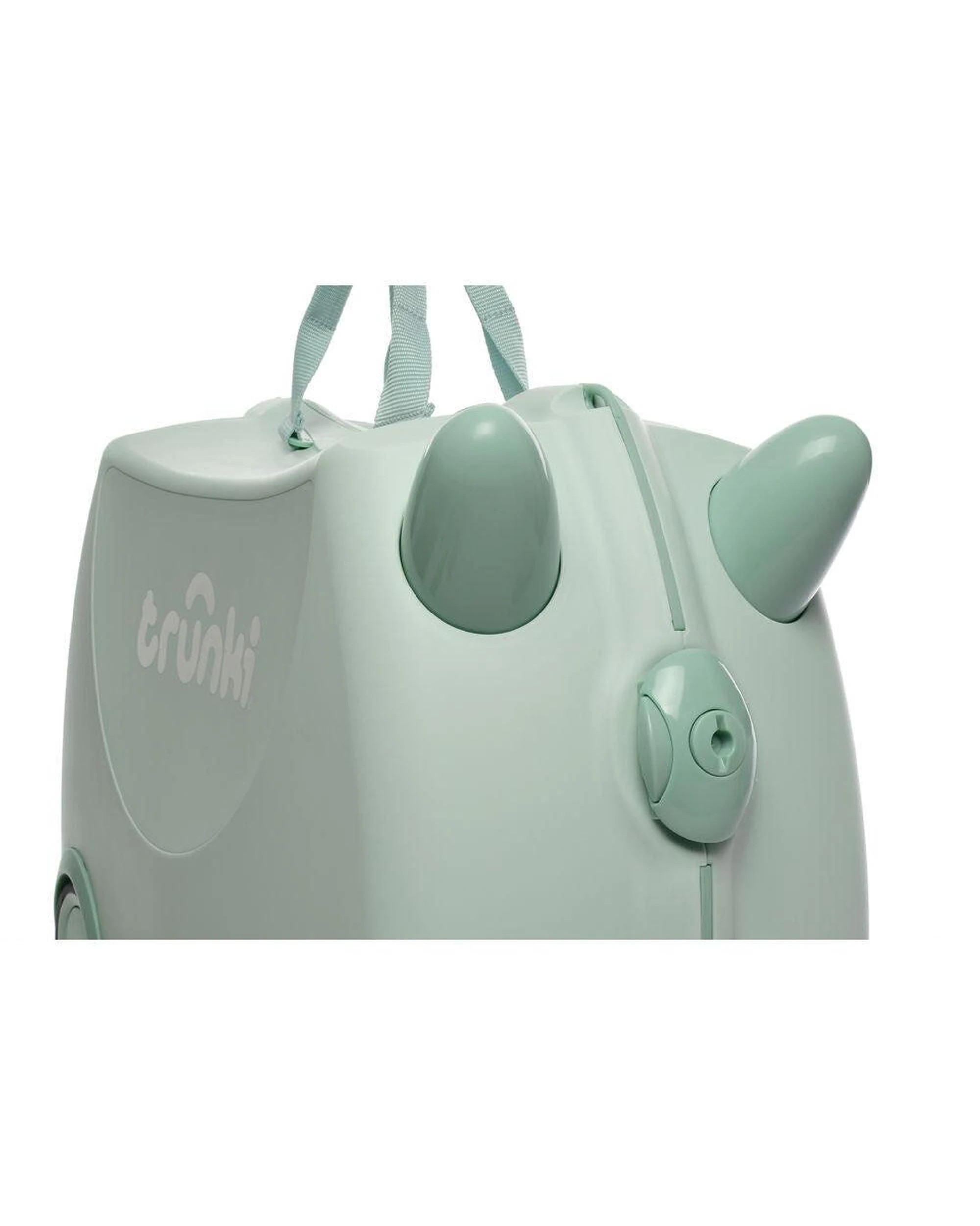 4 Trunki Glide Ride on Luggage Kids Suitcase Toy Box Solid Green, 4 of 7