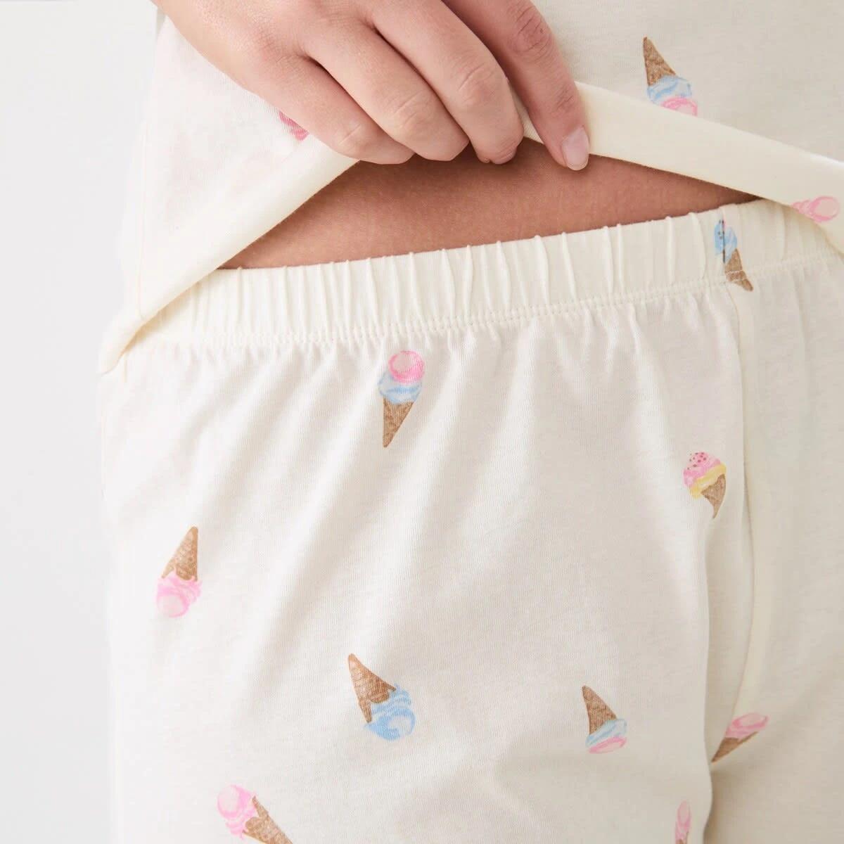 6 Cami and Shorts Pyjama Set ICECREAMS WHISPER WHITE, 6 of 6