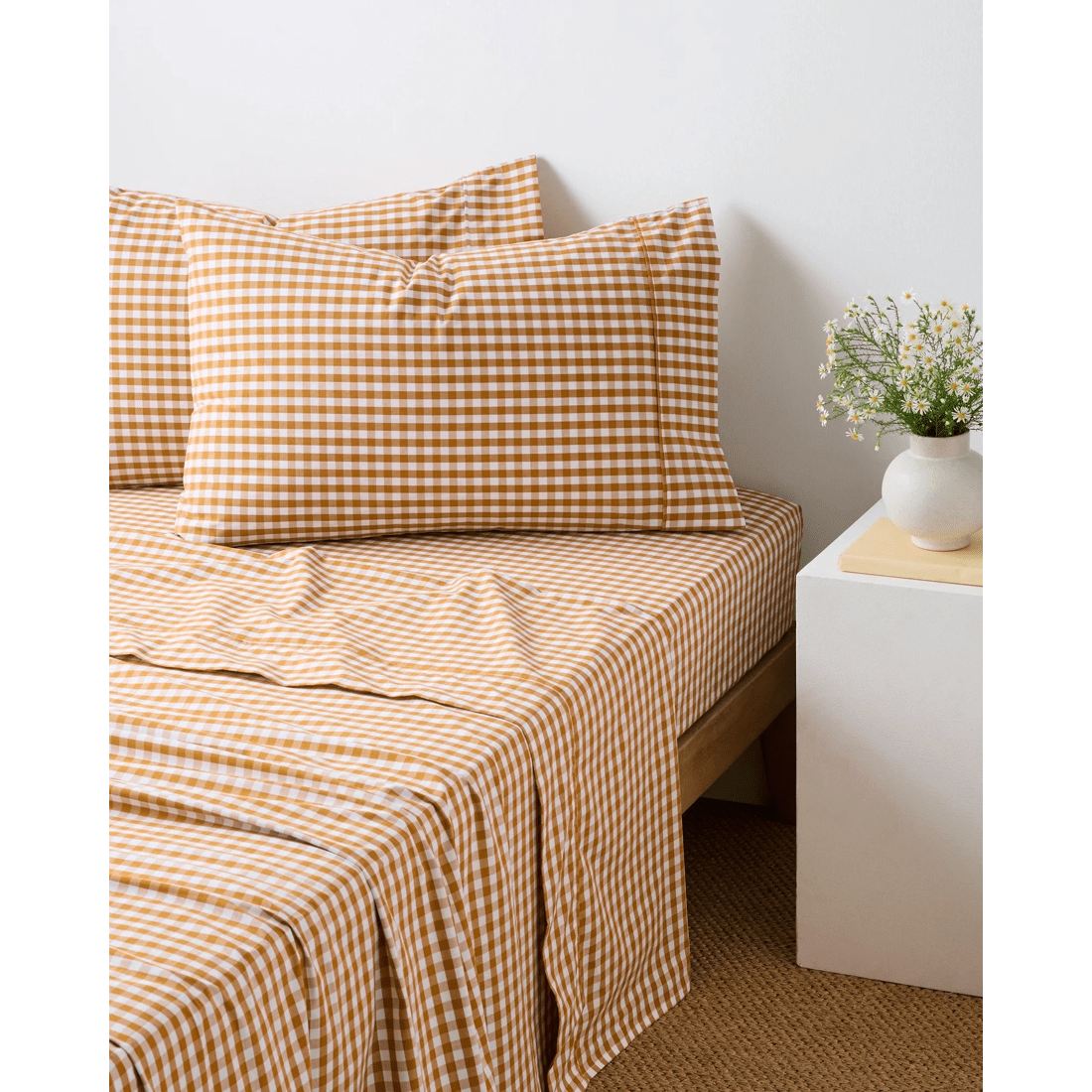 1 Target Australian Cotton Mix & Match Fitted Sheet - Yellow, 1 of 3