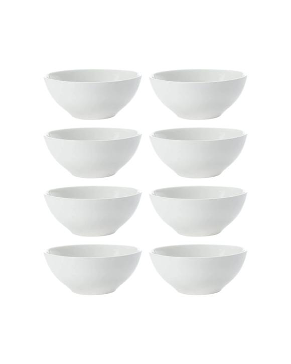Maxwell & Williams 8PK White Basics Porcelain Round Sauce Bowl 9cm Set - White