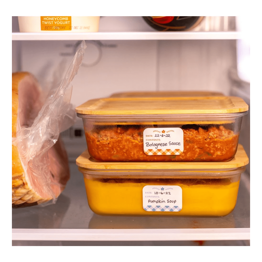 5 Avery 8UP Freezer-Safe Kitchen Labels Gingham 5 Sheets, 5 of 6