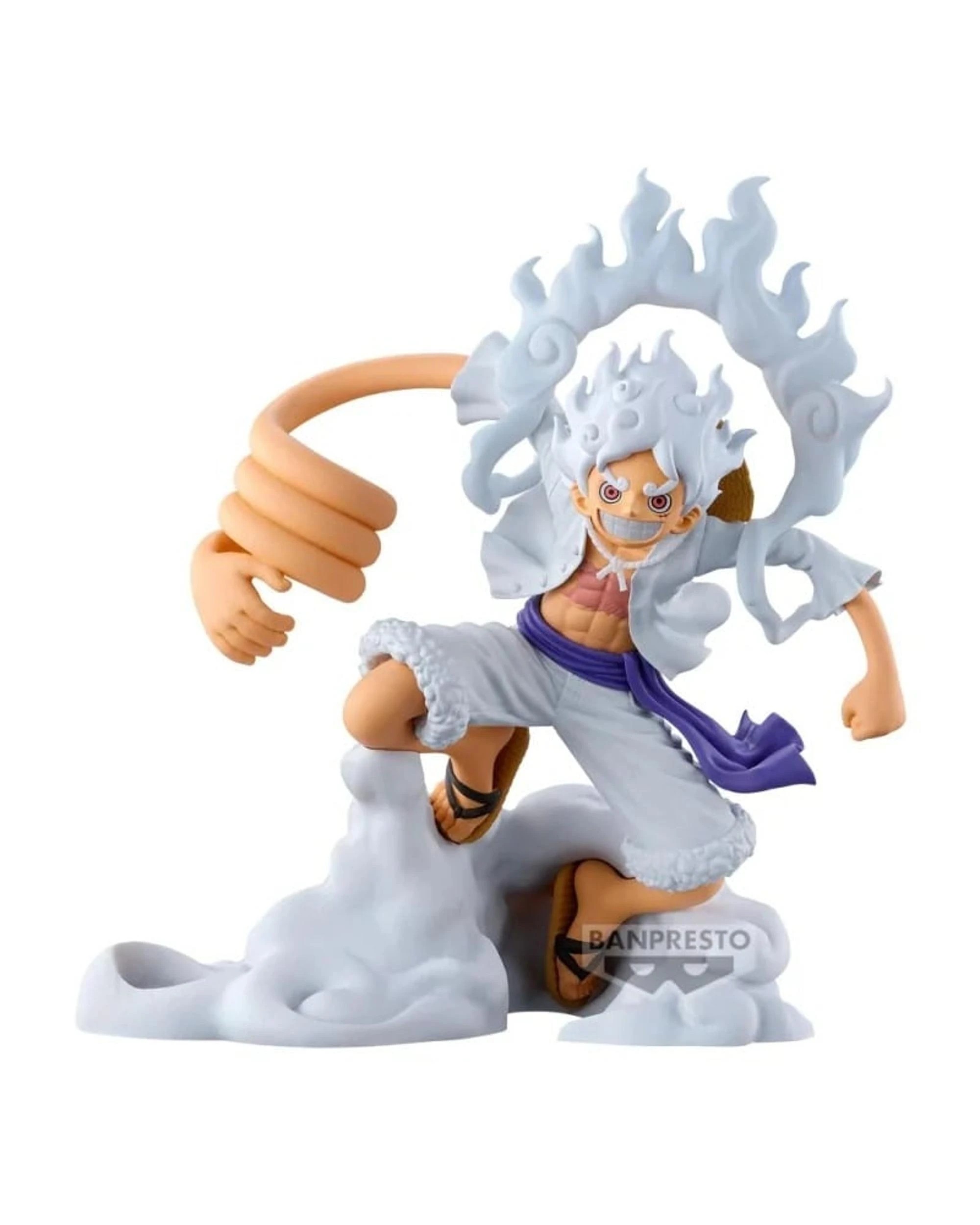 1 Banpresto Figlife One Piece Monkey D Luffy Gear 5 Version A Figure, 1 of 3