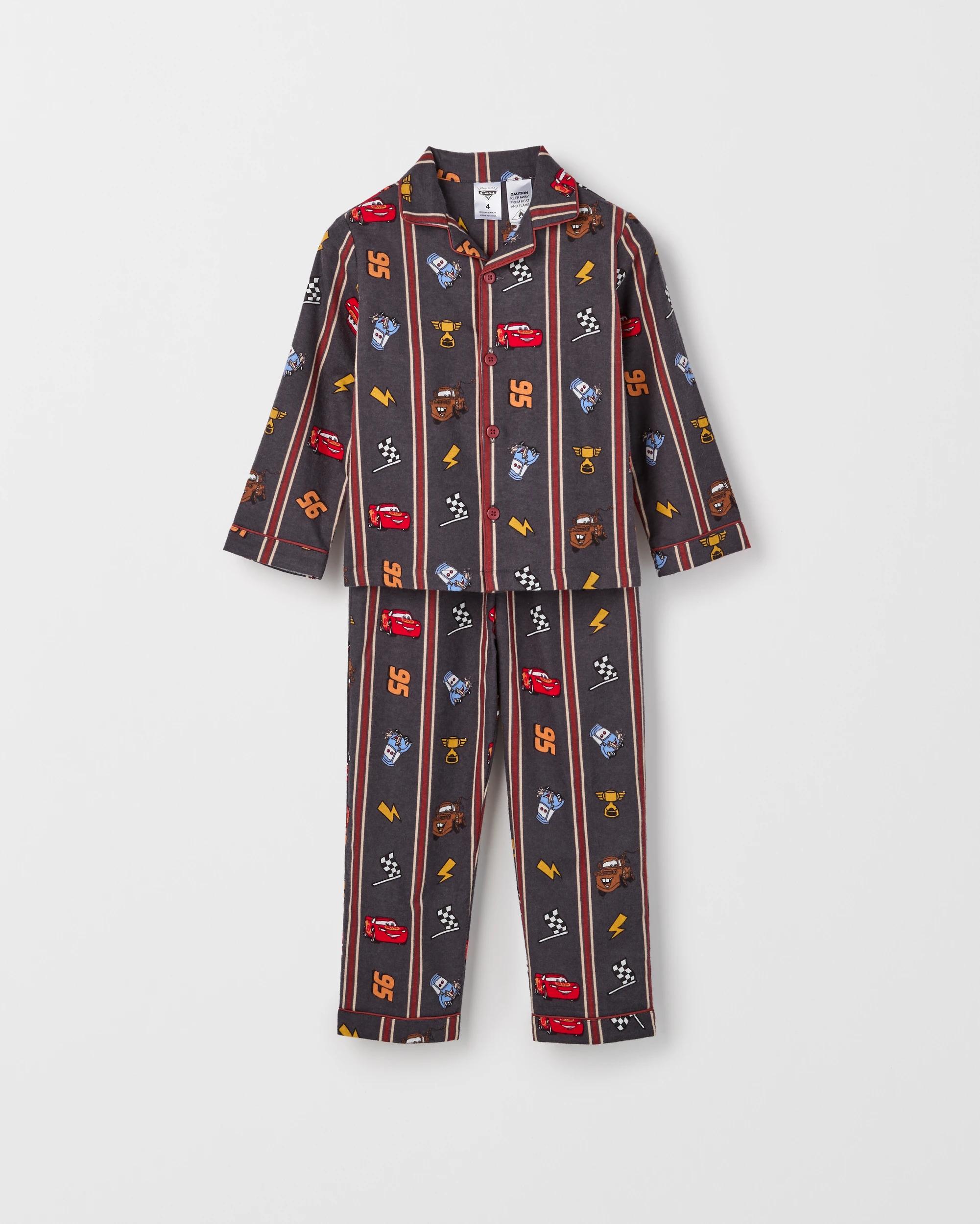 1 Disney Cars Australian Cotton Flannelette Yonger Boys Pyjama Set CARS, 1 of 4