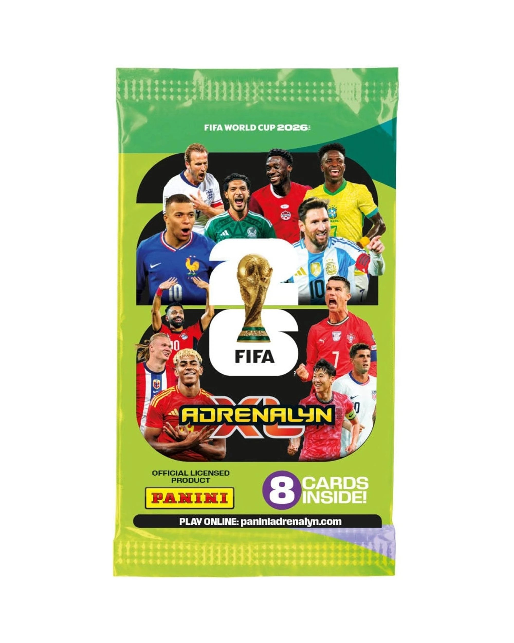 1 Panini Adrenalyn XL FIFA World Cup 2026 Trading Cards Booster Pack, 1 of 3
