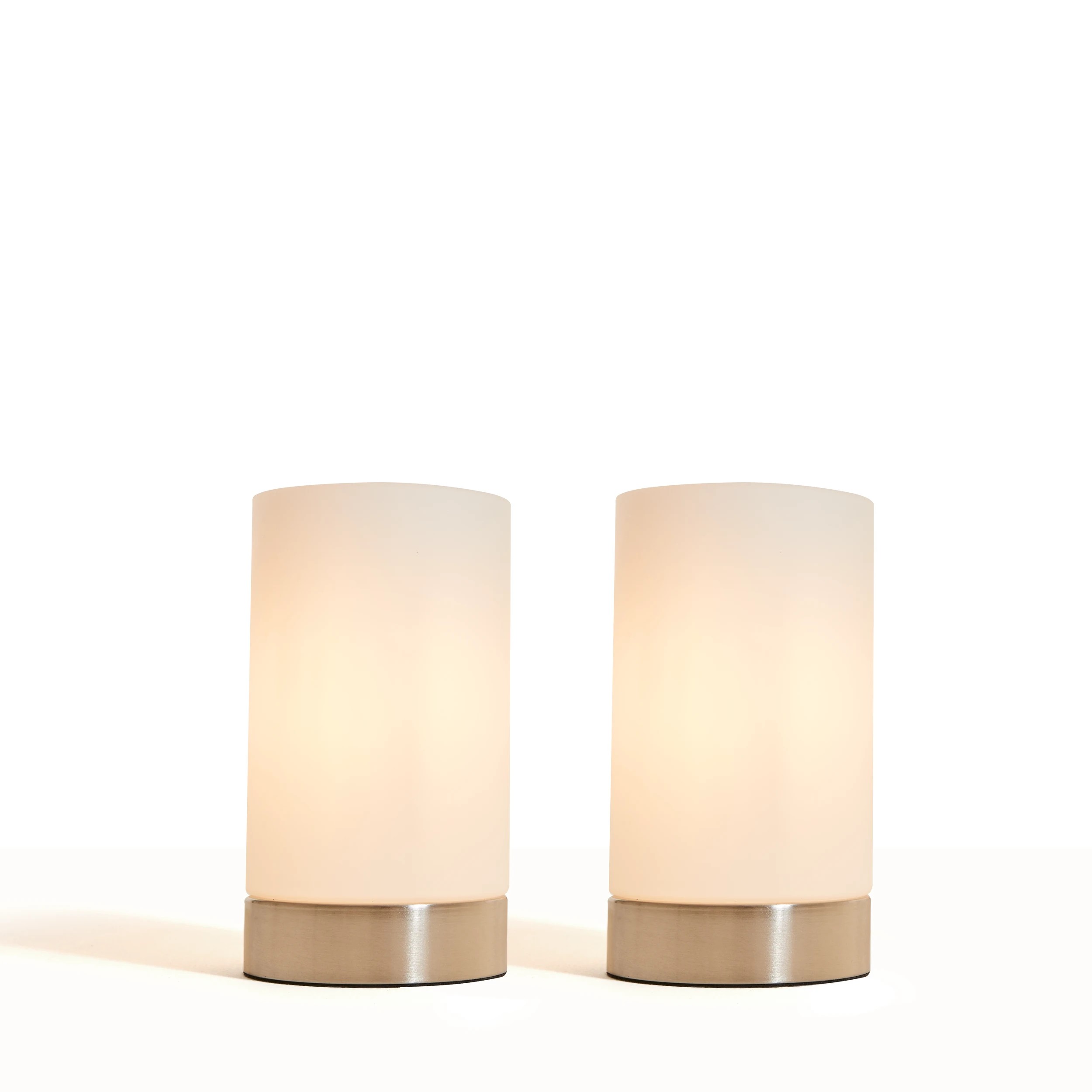 1 2 Pack Glass Touch Lamps, 1 of 7