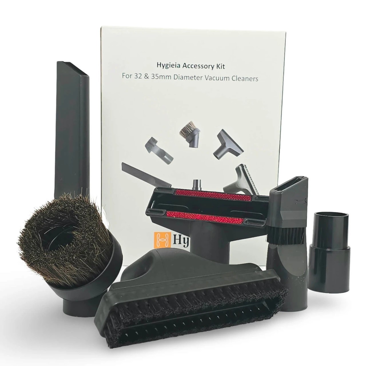 10 Hygieia Vacuum Cleaner Tool And Accessories Kit For 32mm & 35mm Wands - Grey, 10 of 10