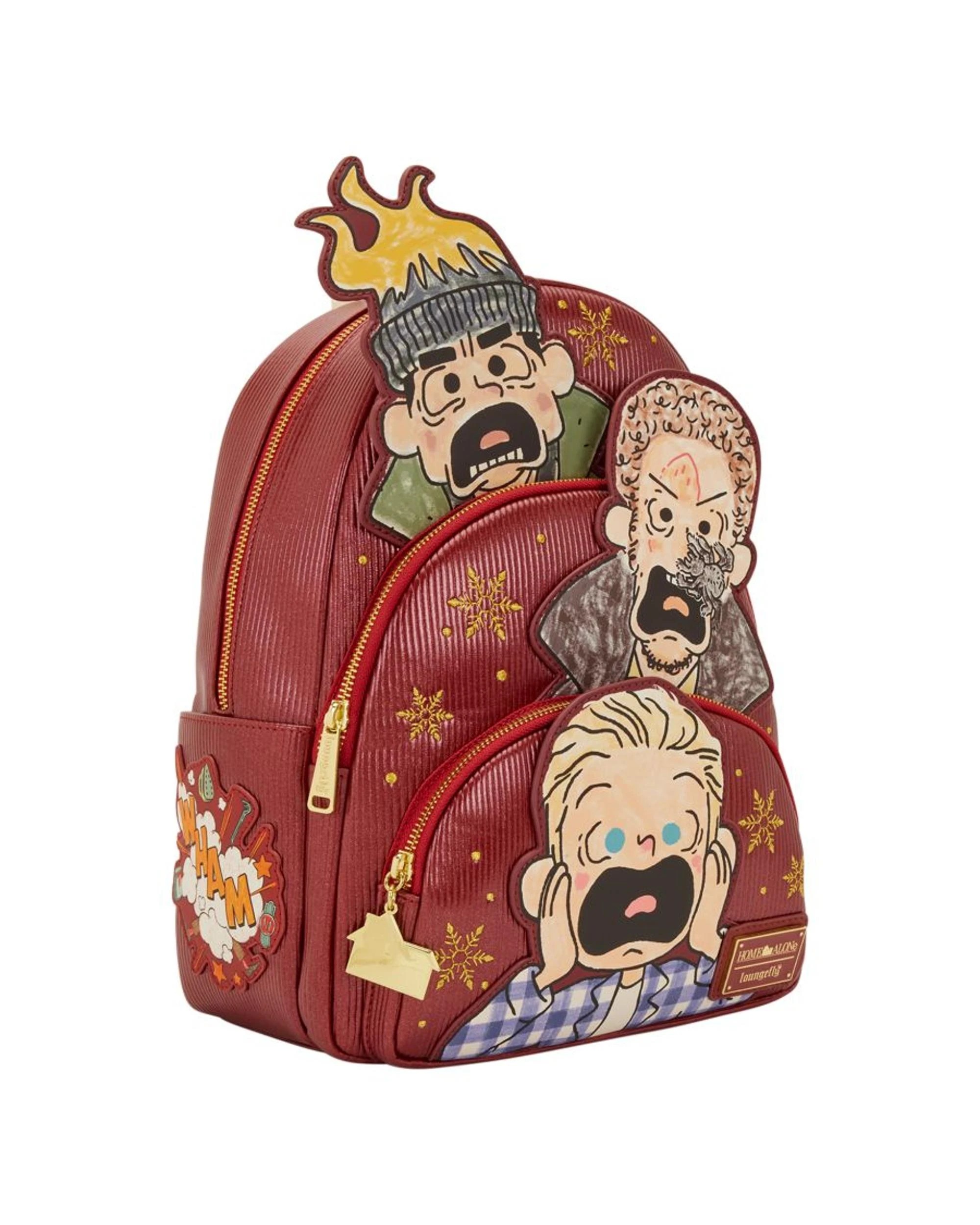 3 Loungefly Home Alone Triple Pocket Mini Backpack, 3 of 6