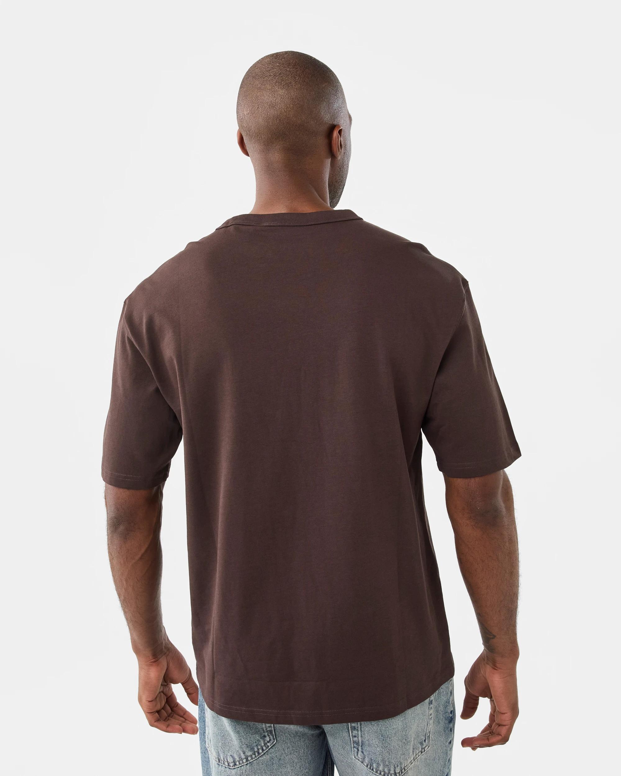 3 Oversized Heavyweight T-shirt Brn Java, 3 of 5