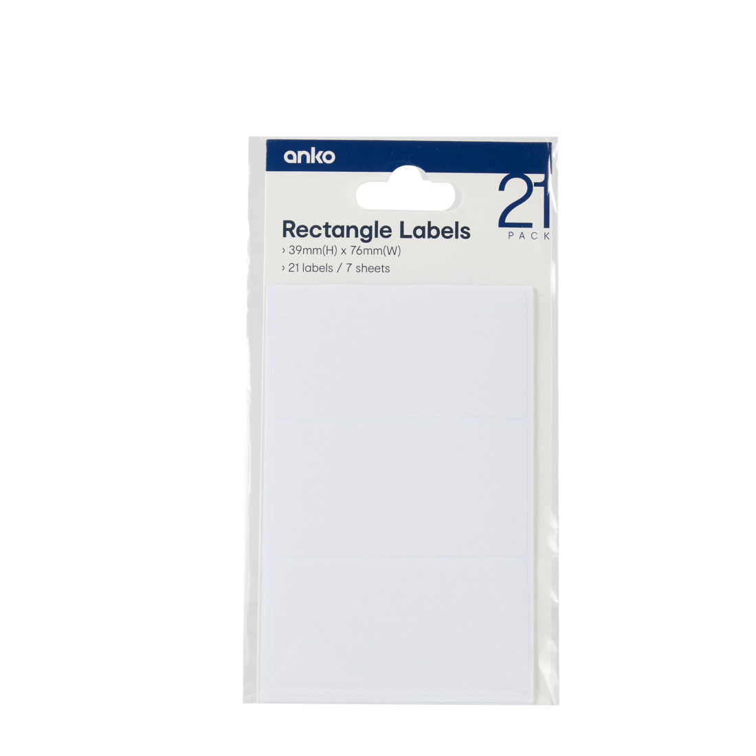 1 21 Pack Rectangle Labels, 1 of 5