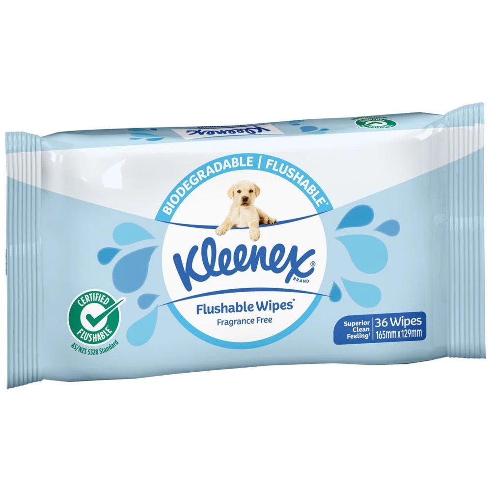 1 Kleenex Flushable Wipes 36 Pack, 1 of 3