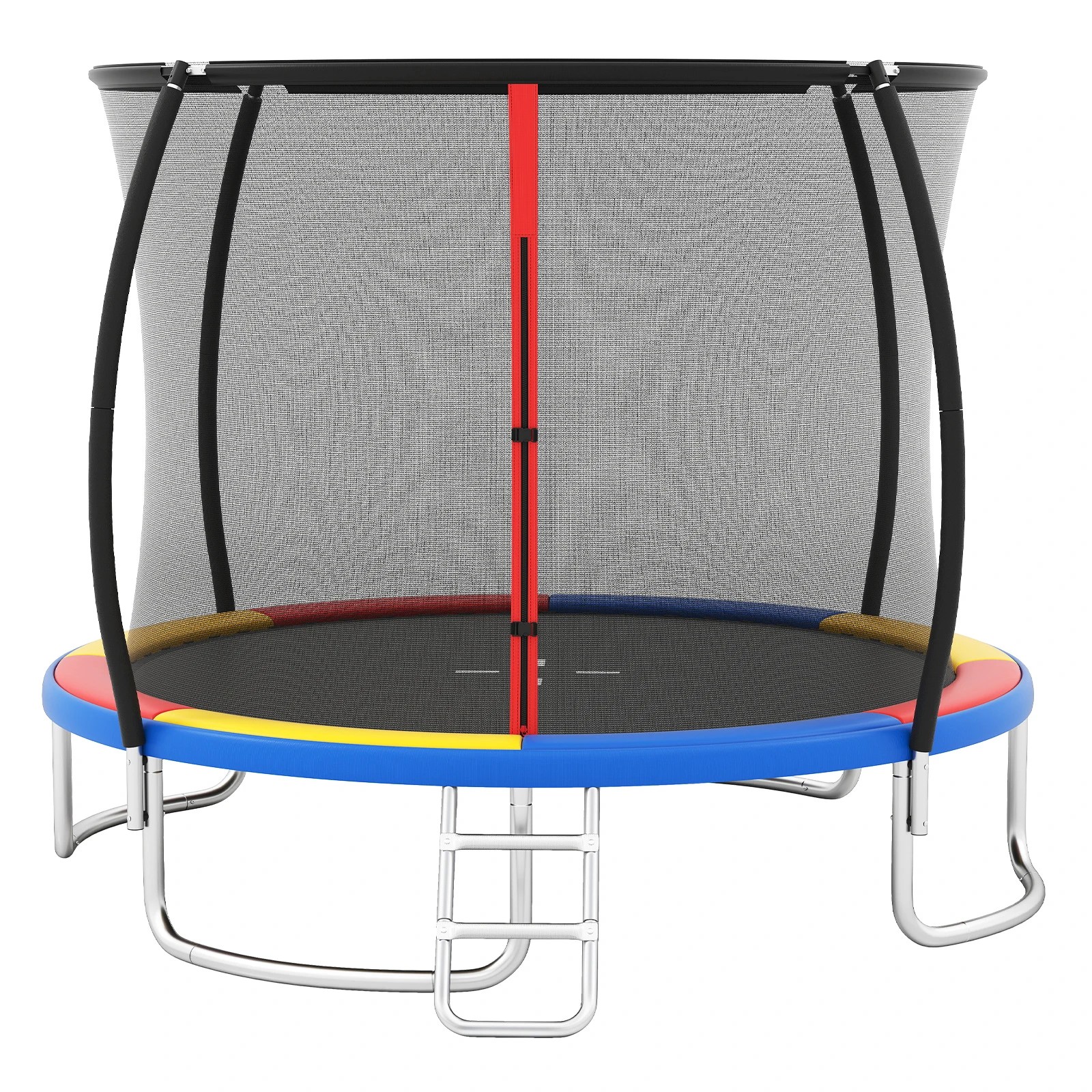 1 Costway 12FT Outdoor Trampoline w/Enclosure Net Ladder & Anti-Rust Galvanized Steel Frame, 1 of 1