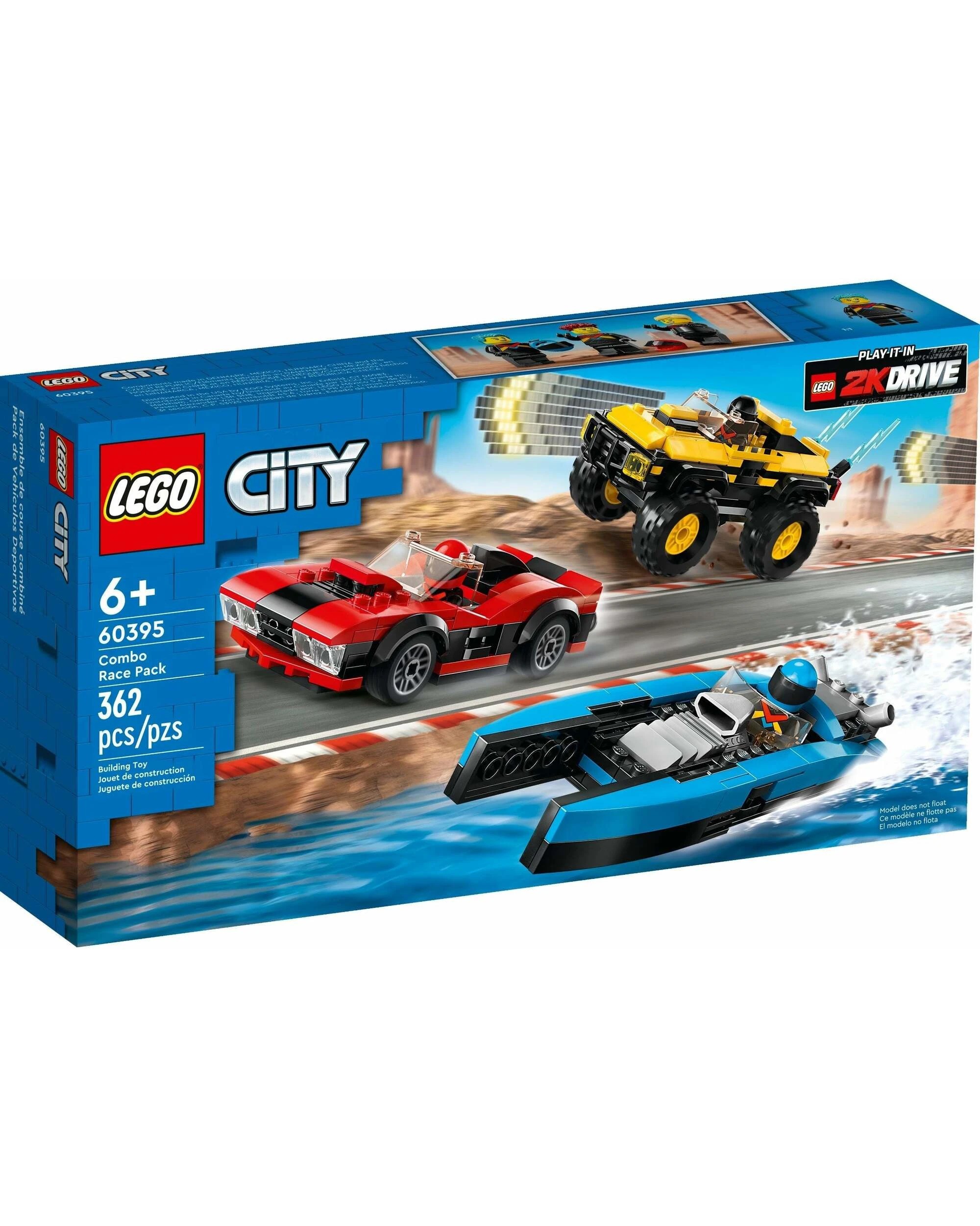 1 LEGO City Series 60395 Combo Race Pack, 1 of 5
