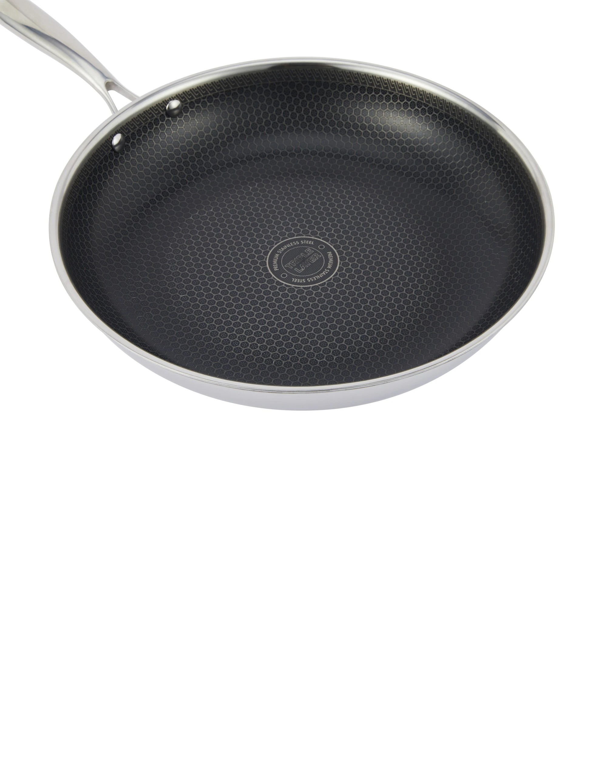 4 32cm Stainless Steel Tri-Ply Honeycomb Frypan, 4 of 7