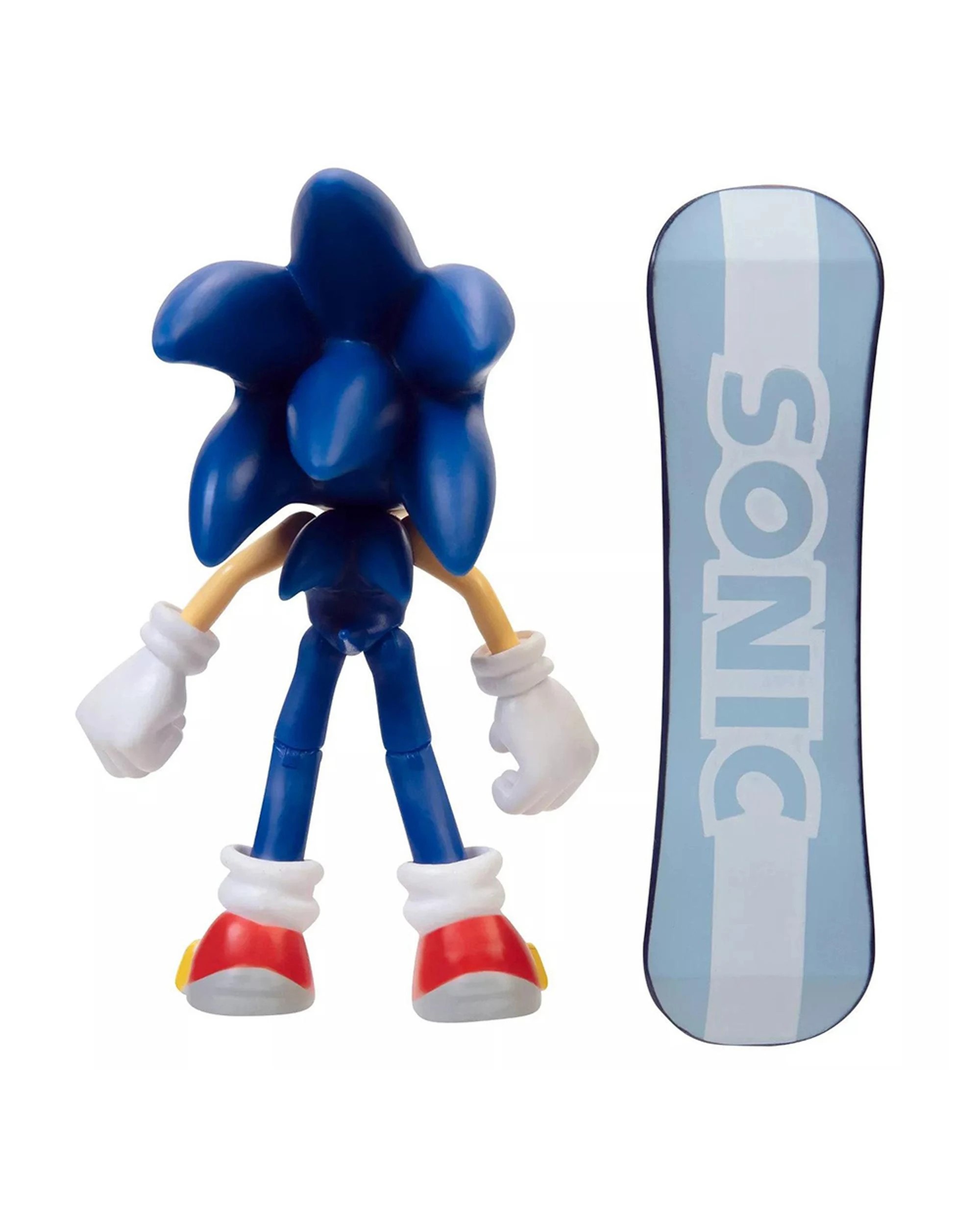 3 Sonic The Hedgehog 4 inch Modern Sonic with Snowboard, 3 of 3