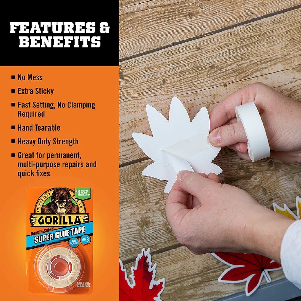 7 Gorilla Double-Sided Super Glue Tape 6.1m, 7 of 7