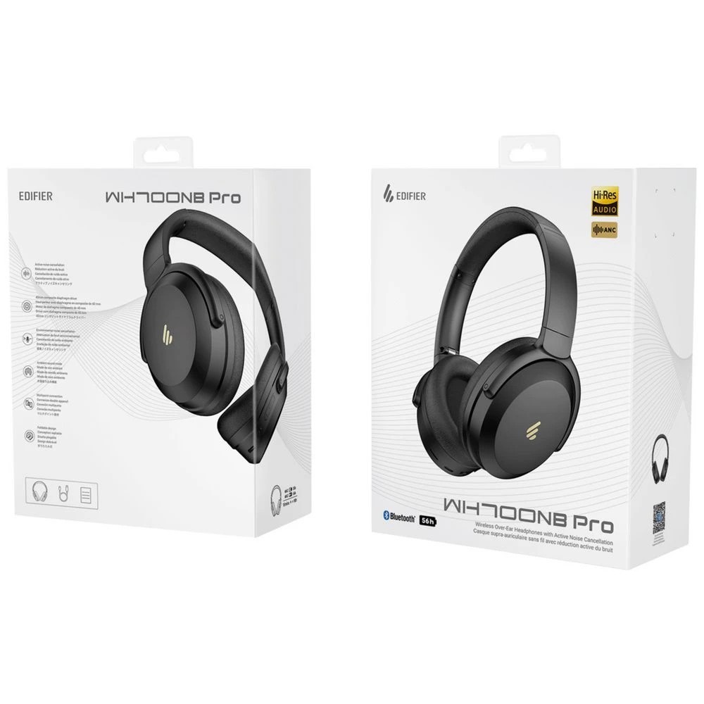 8 EDIFIER WH700NB Pro Wireless Over-Ear Headphones w ANC Black, 8 of 8