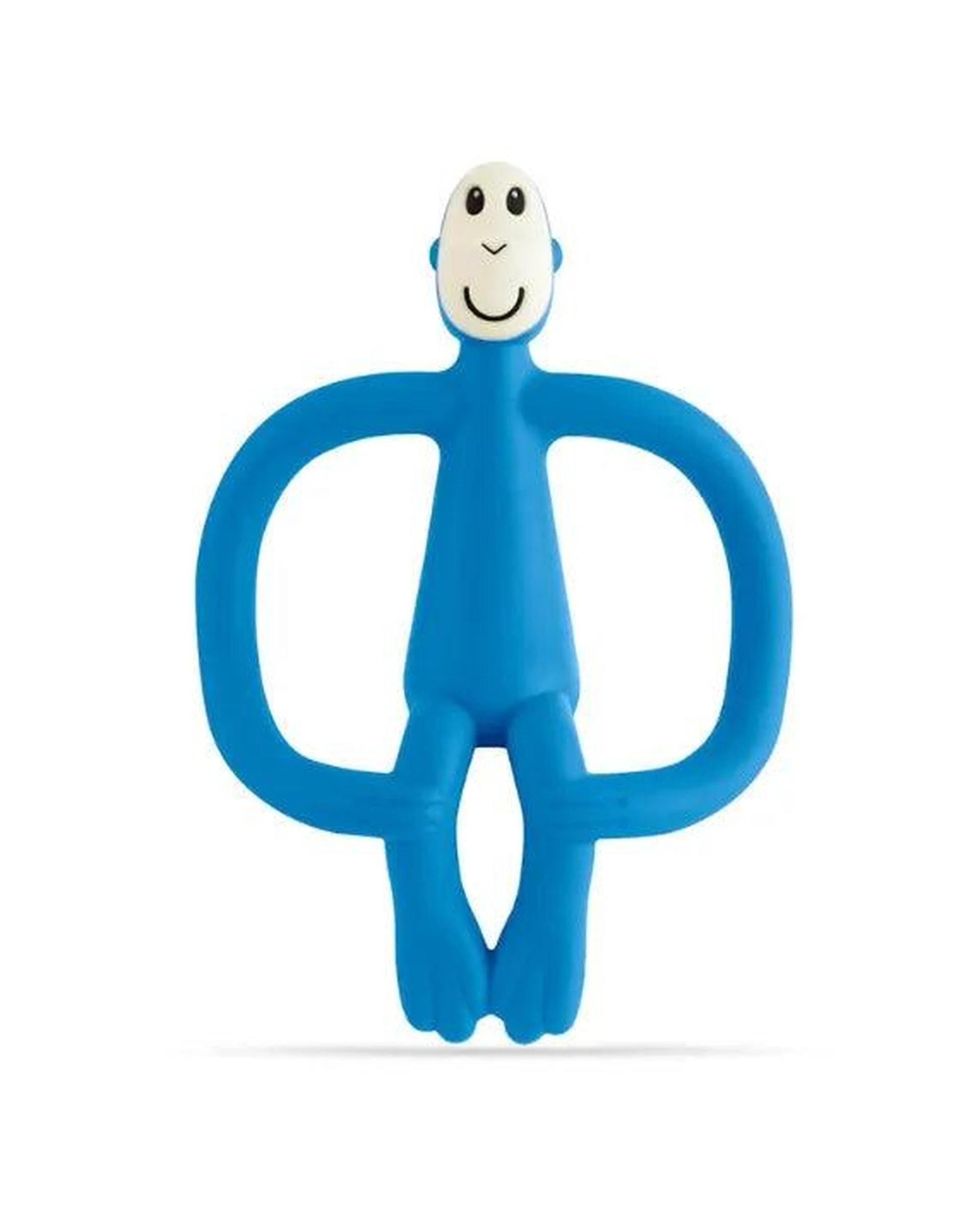 1 Matchstick Monkey Teething Toy and Gel Applicator - Blue, 1 of 4