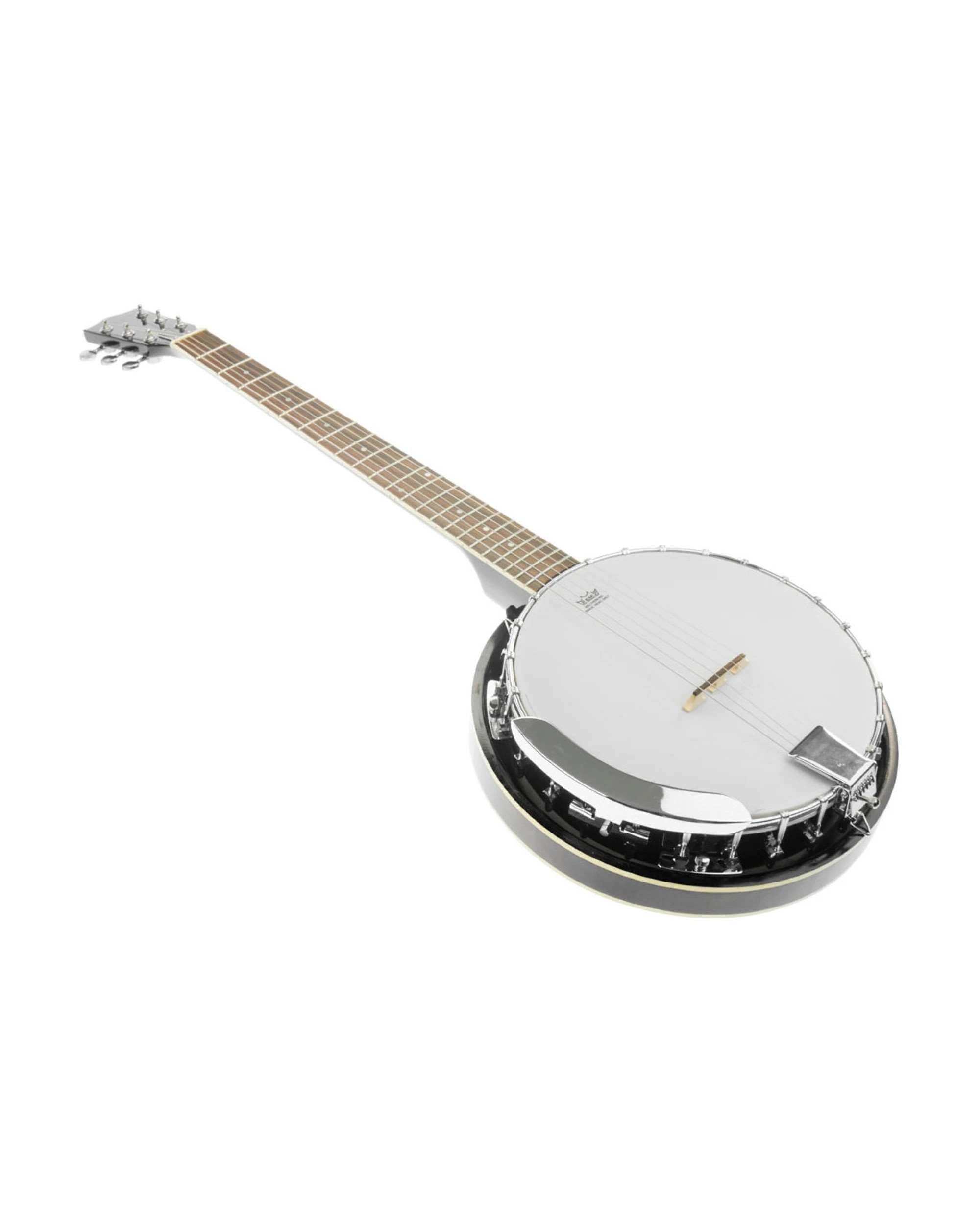 4 Karrera 6 String Resonator Banjo Guitar - Black, 4 of 7