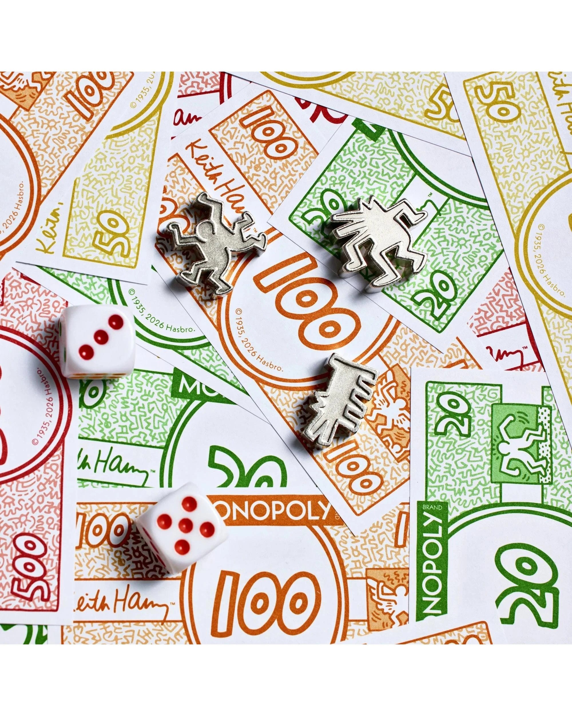 7 Monopoly Keith Haring Edition Board Game, 7 of 8