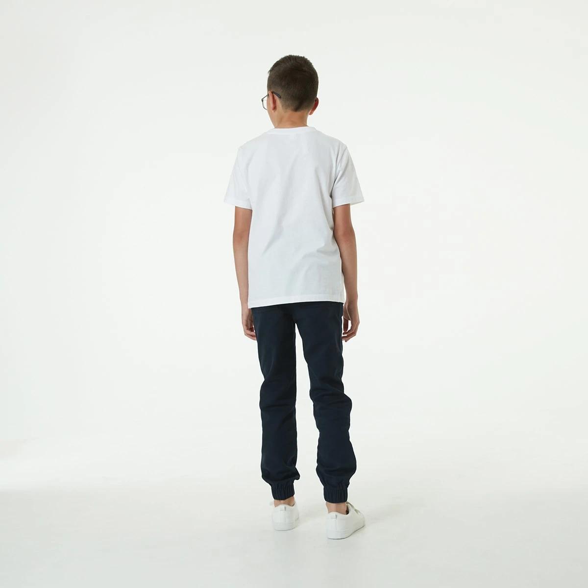 6 Pull On Bow Leg Cuff Pants Sky Cptn, 6 of 8