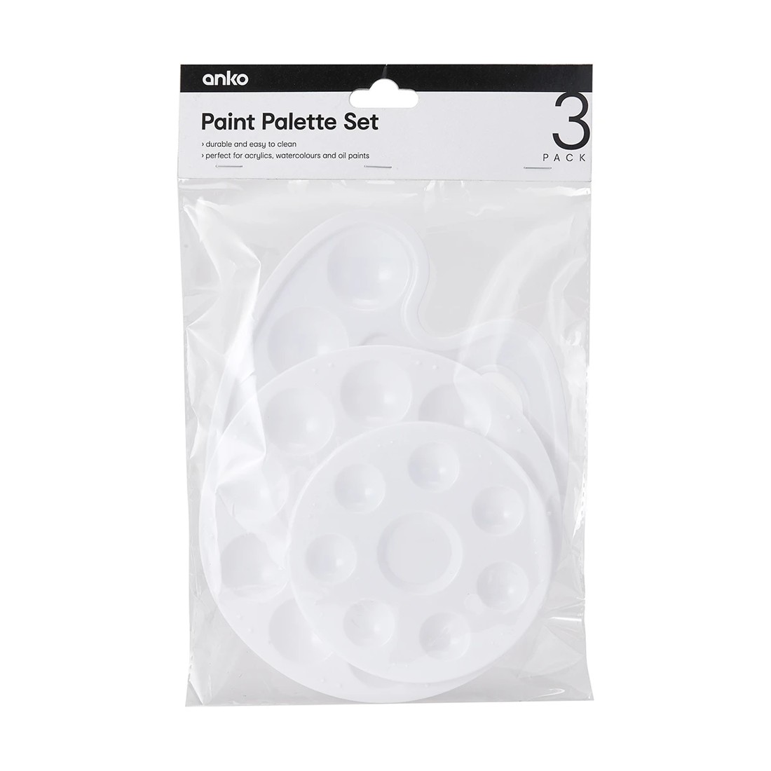 1 3 Pack Paint Palette Set, 1 of 5