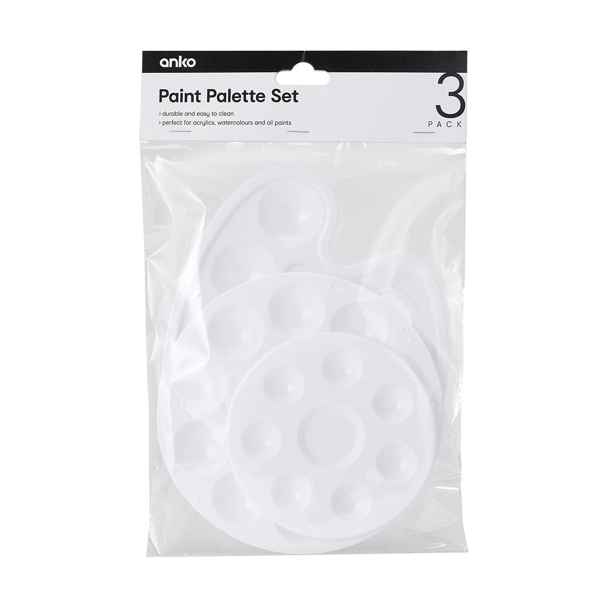 1 3 Pack Paint Palette Set, 1 of 5